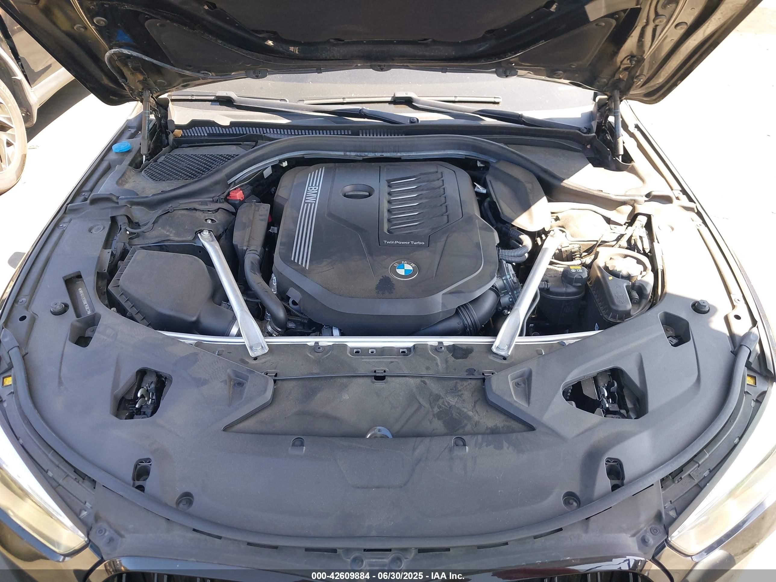 2022 Bmw 840 Gran Coupe I Black vin: WBAGV2C09NCJ50831