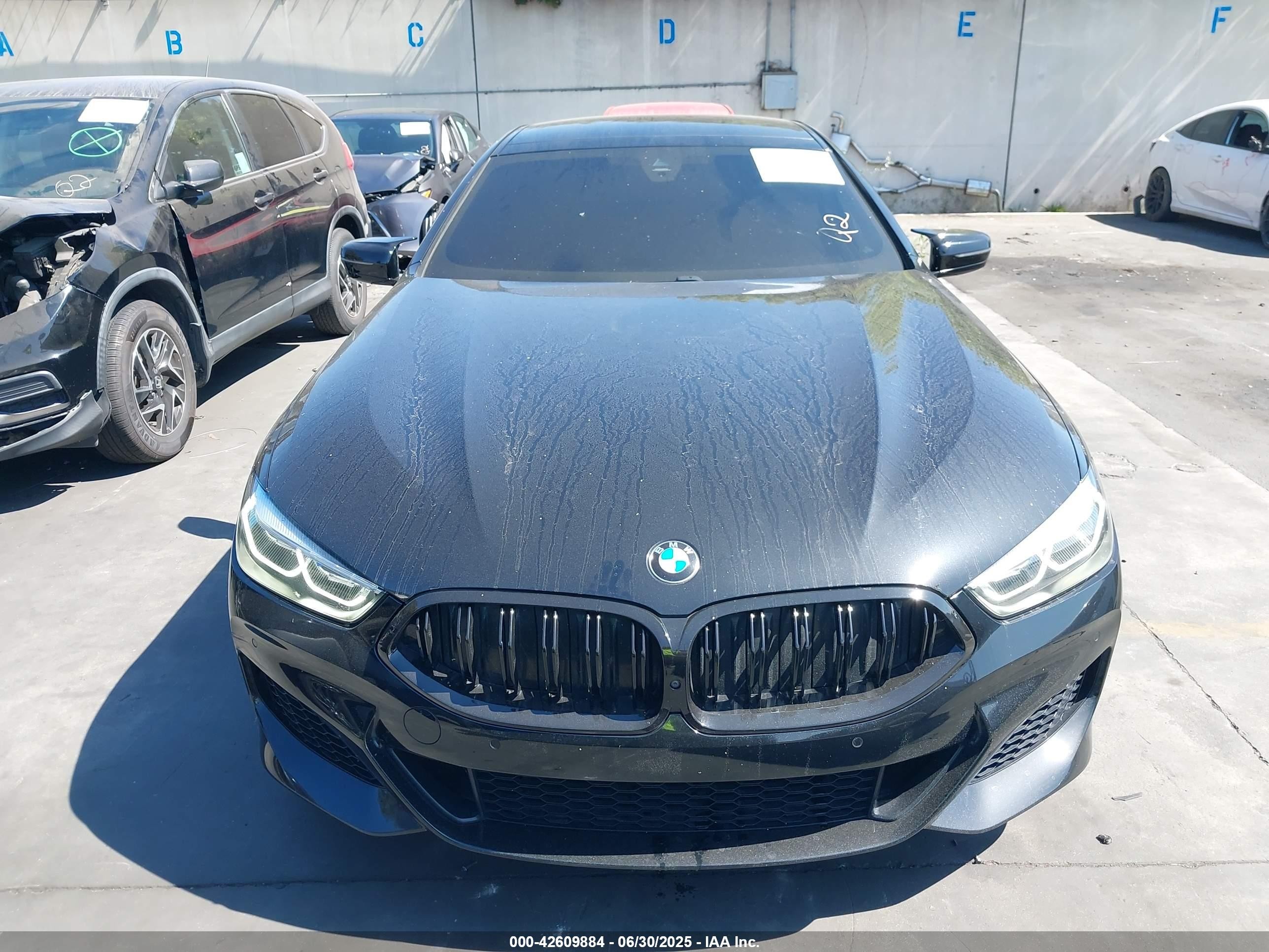 2022 Bmw 840 Gran Coupe I Black vin: WBAGV2C09NCJ50831