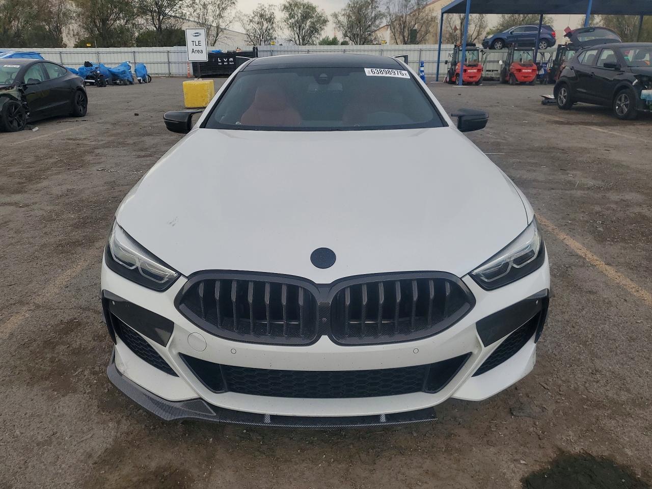 2020 Bmw 840i White vin: WBAGV2C0XLCE05244