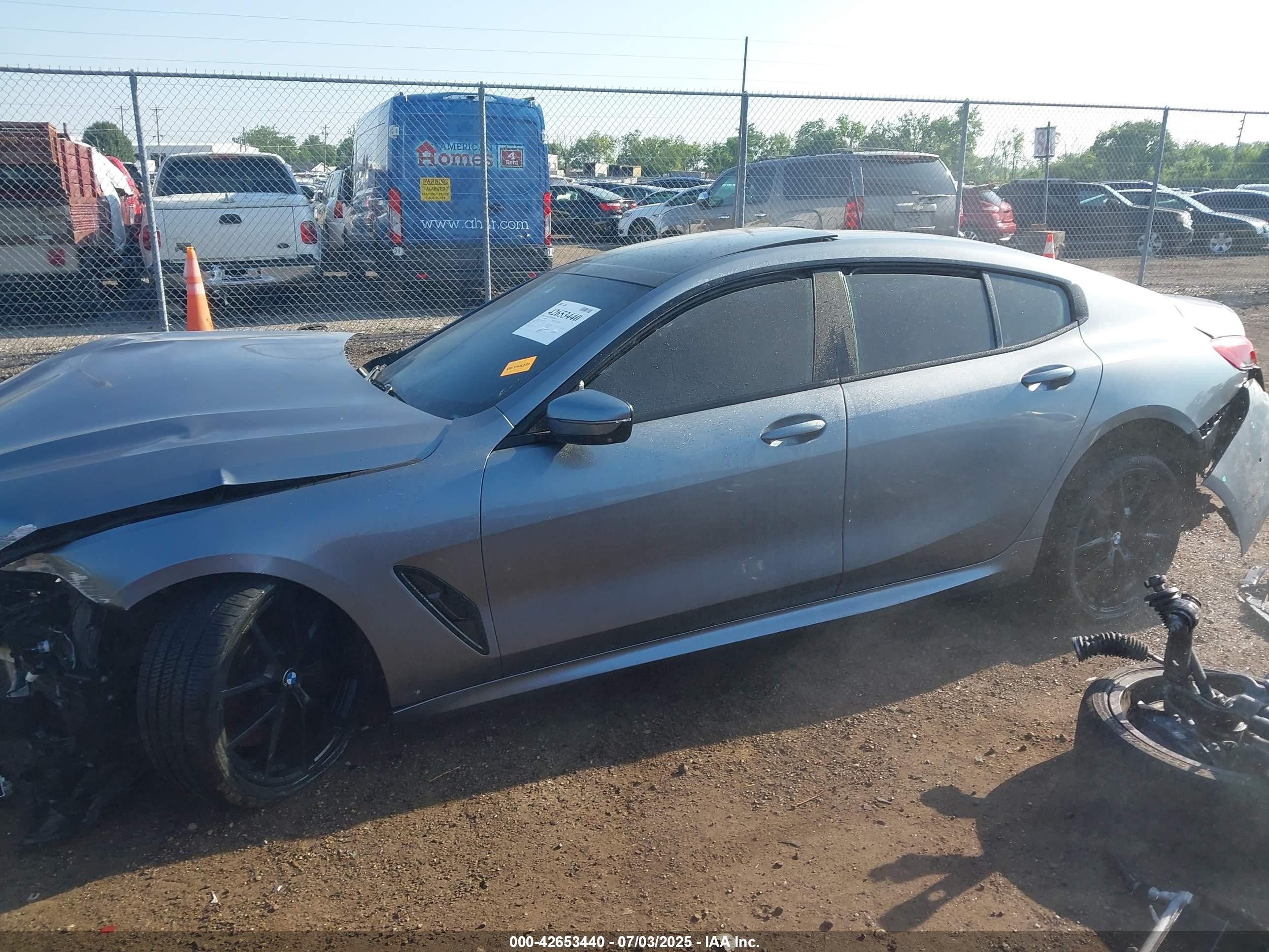 2022 Bmw M850i Gtan Coupe Xdrive Silver vin: WBAGV8C04NCH67186