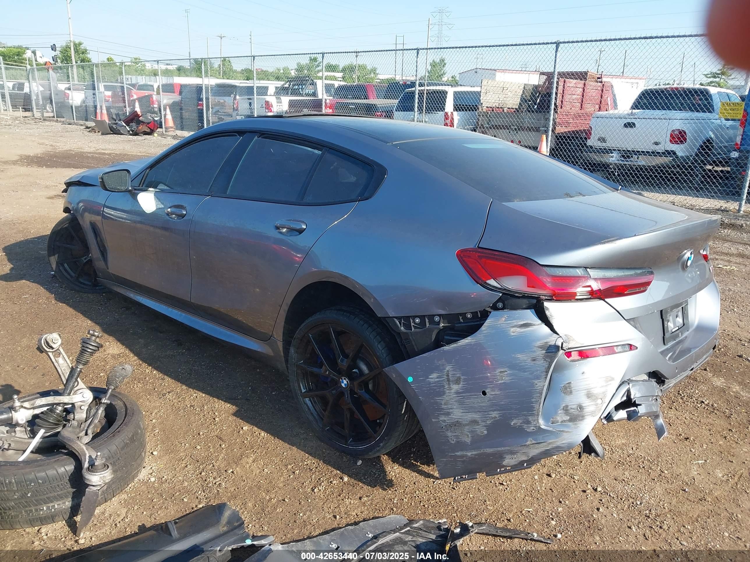 2022 Bmw M850i Gtan Coupe Xdrive Silver vin: WBAGV8C04NCH67186