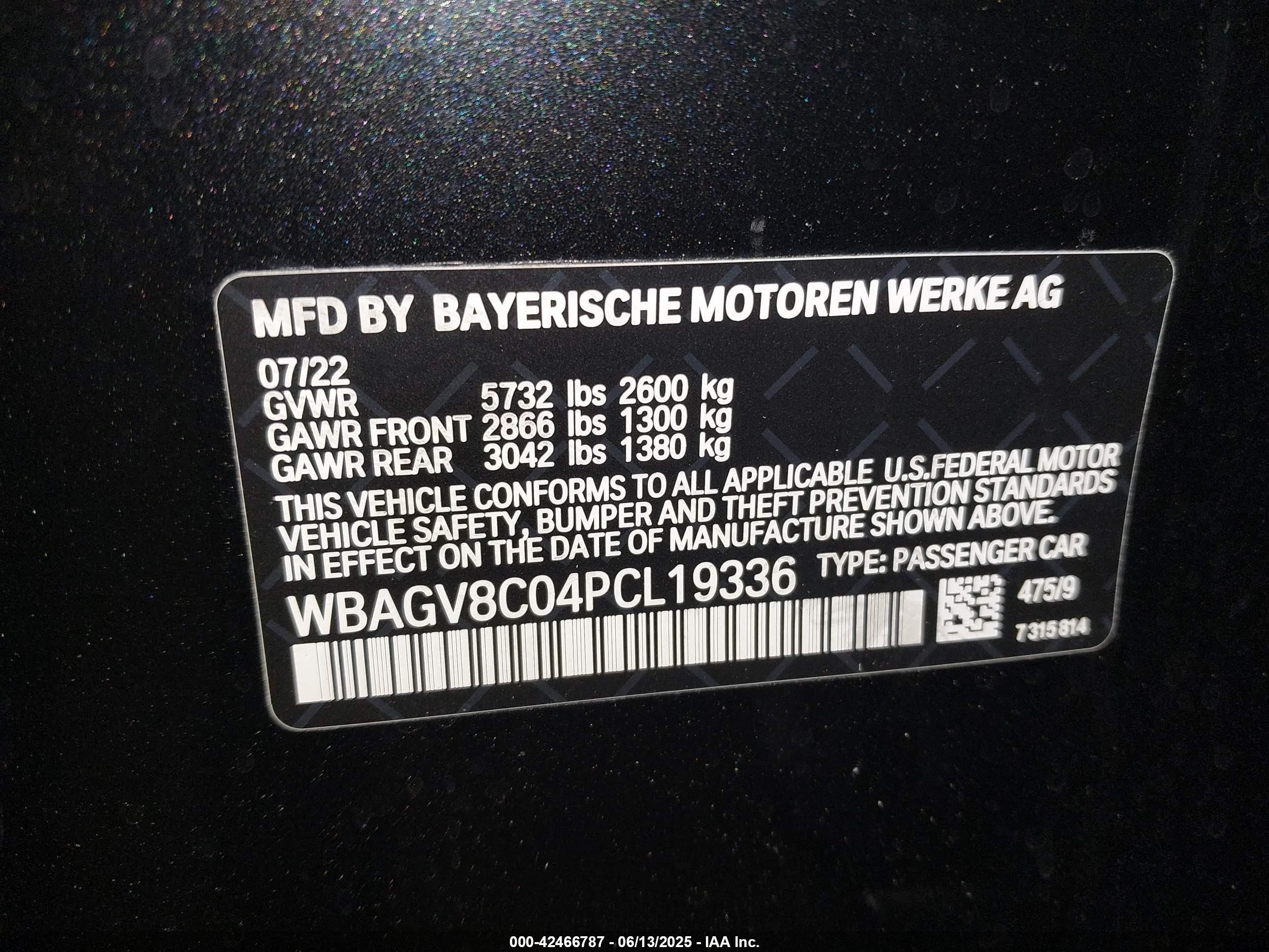 2023 Bmw M850i Gtan Coupe Xdrive Black vin: WBAGV8C04PCL19336