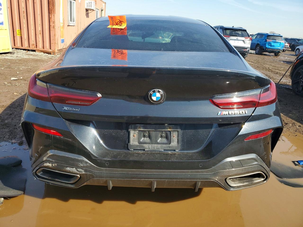2020 Bmw M850xi Black vin: WBAGV8C06LCE23078