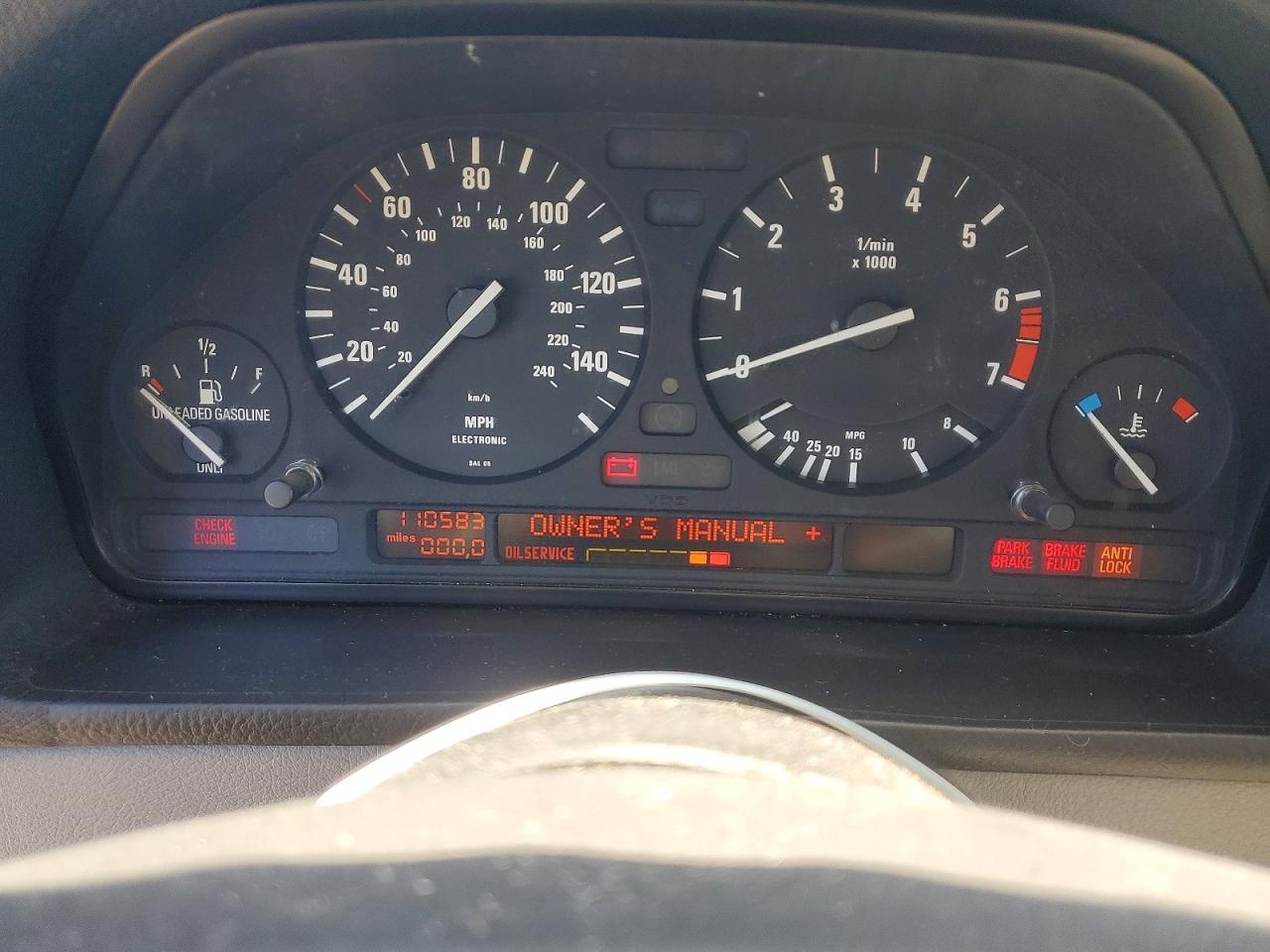 1990 Bmw 525 I Automatic White vin: WBAHC2317LBE27274