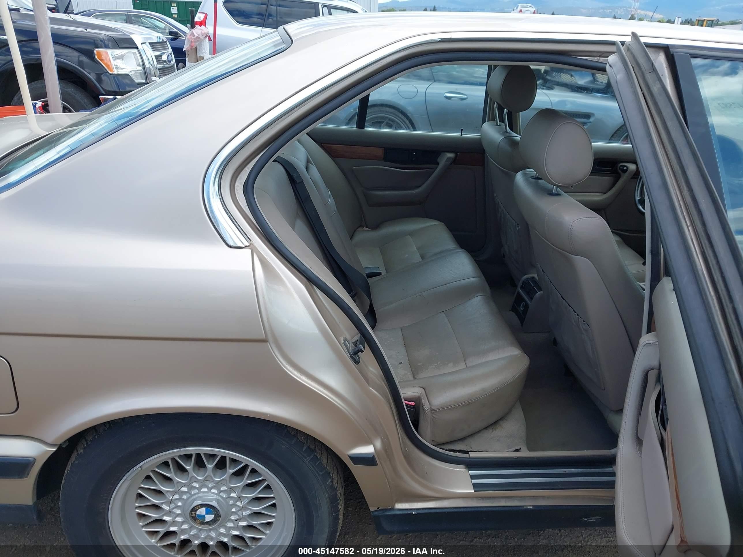 1991 Bmw 535 I Automatic Brown vin: WBAHD231XMBF70587
