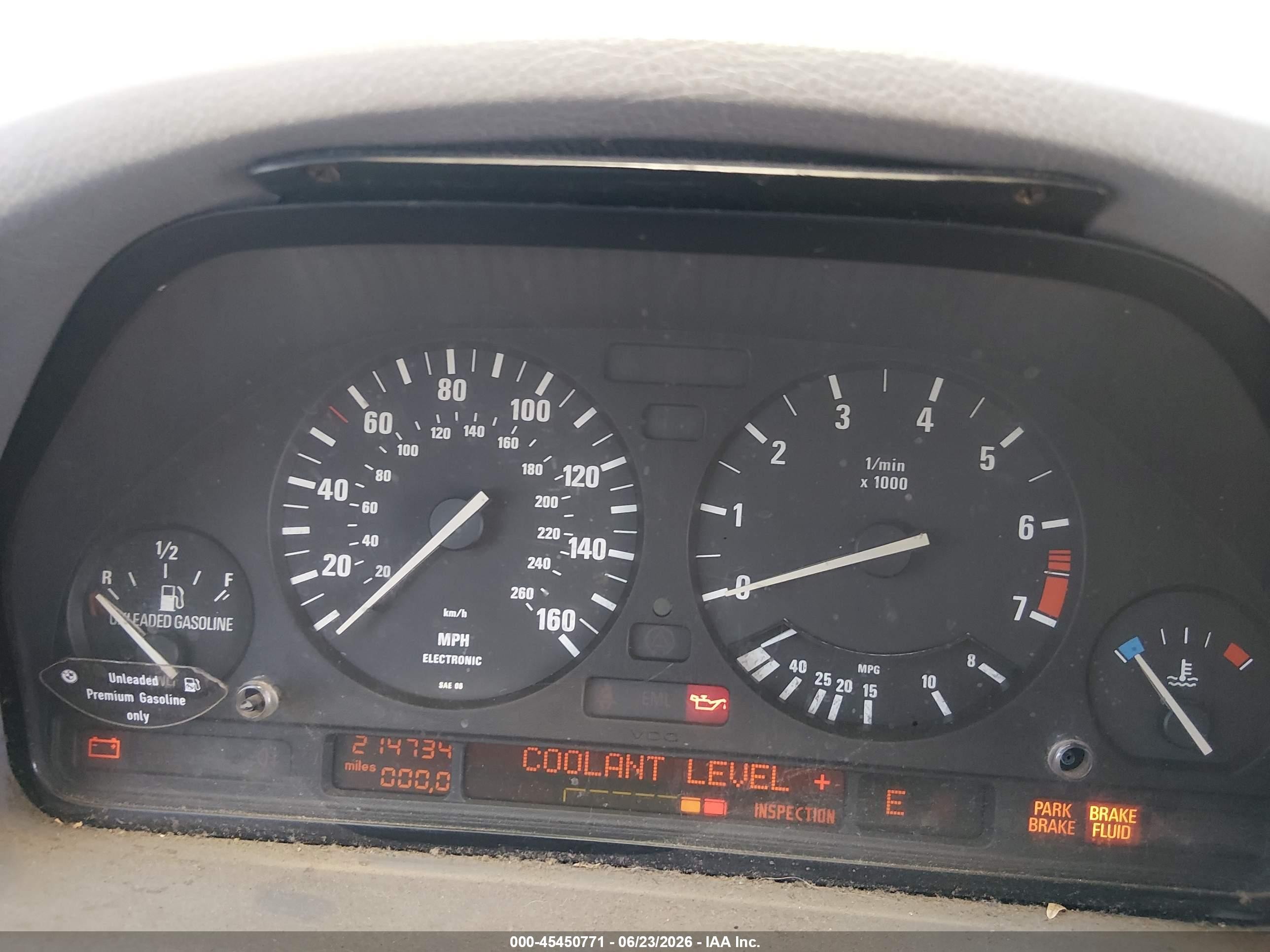 1992 Bmw 525 I Automatic Белый vin: WBAHD6311NBJ72190