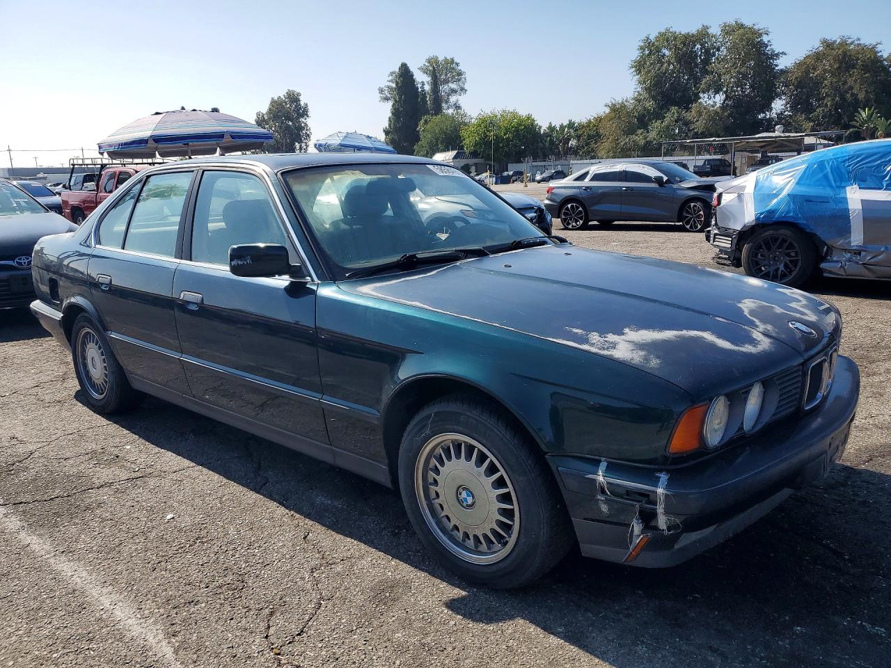 1994 Bmw 525 I Automatic Green vin: WBAHD6320RGK43798