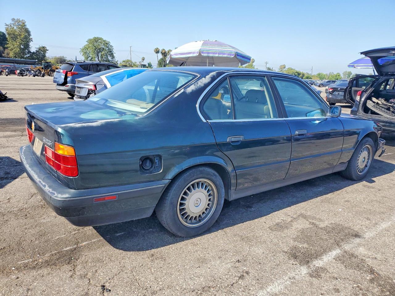 1994 Bmw 525 I Automatic Green vin: WBAHD6320RGK43798