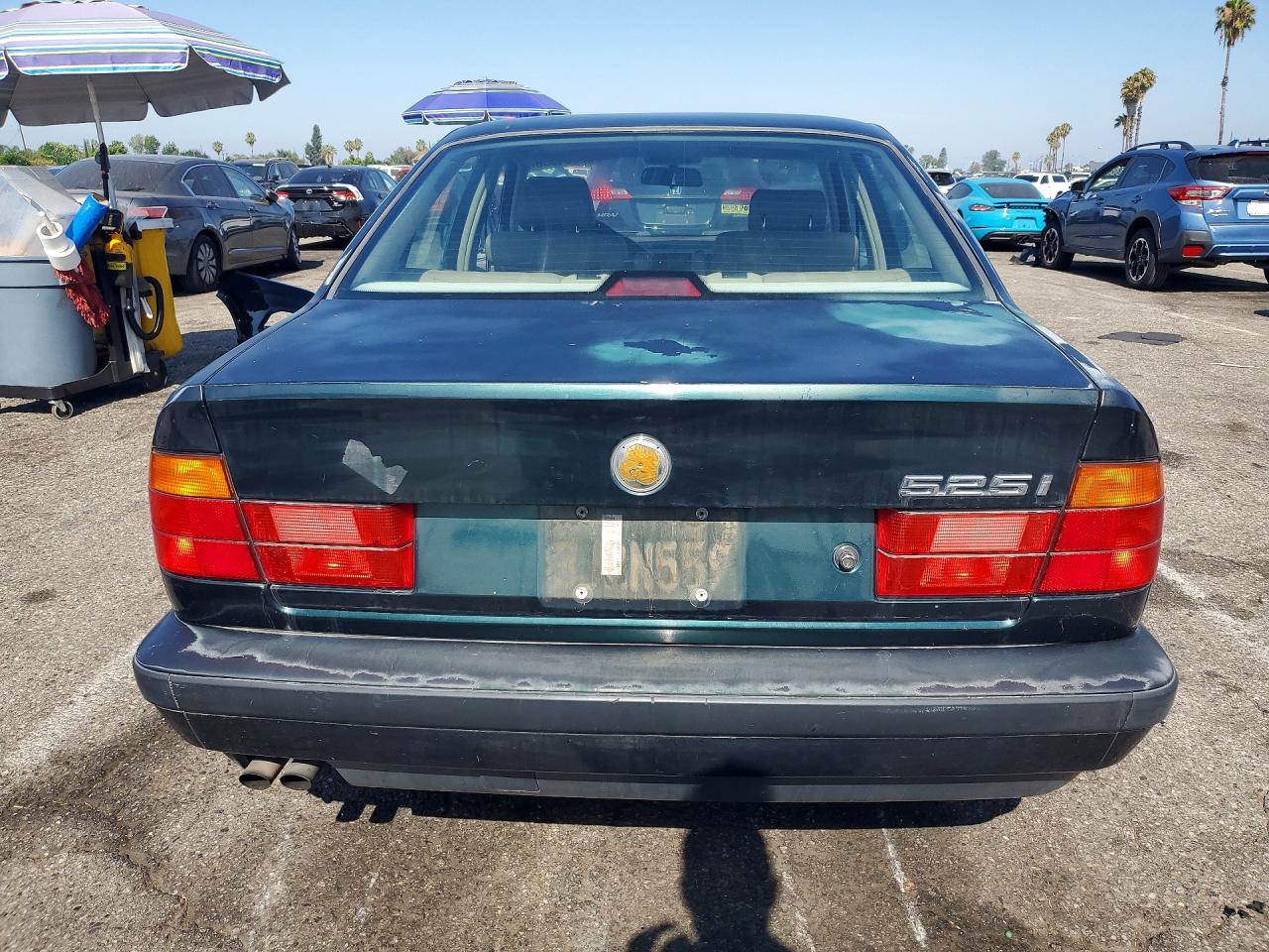 1994 Bmw 525 I Automatic Green vin: WBAHD6320RGK43798