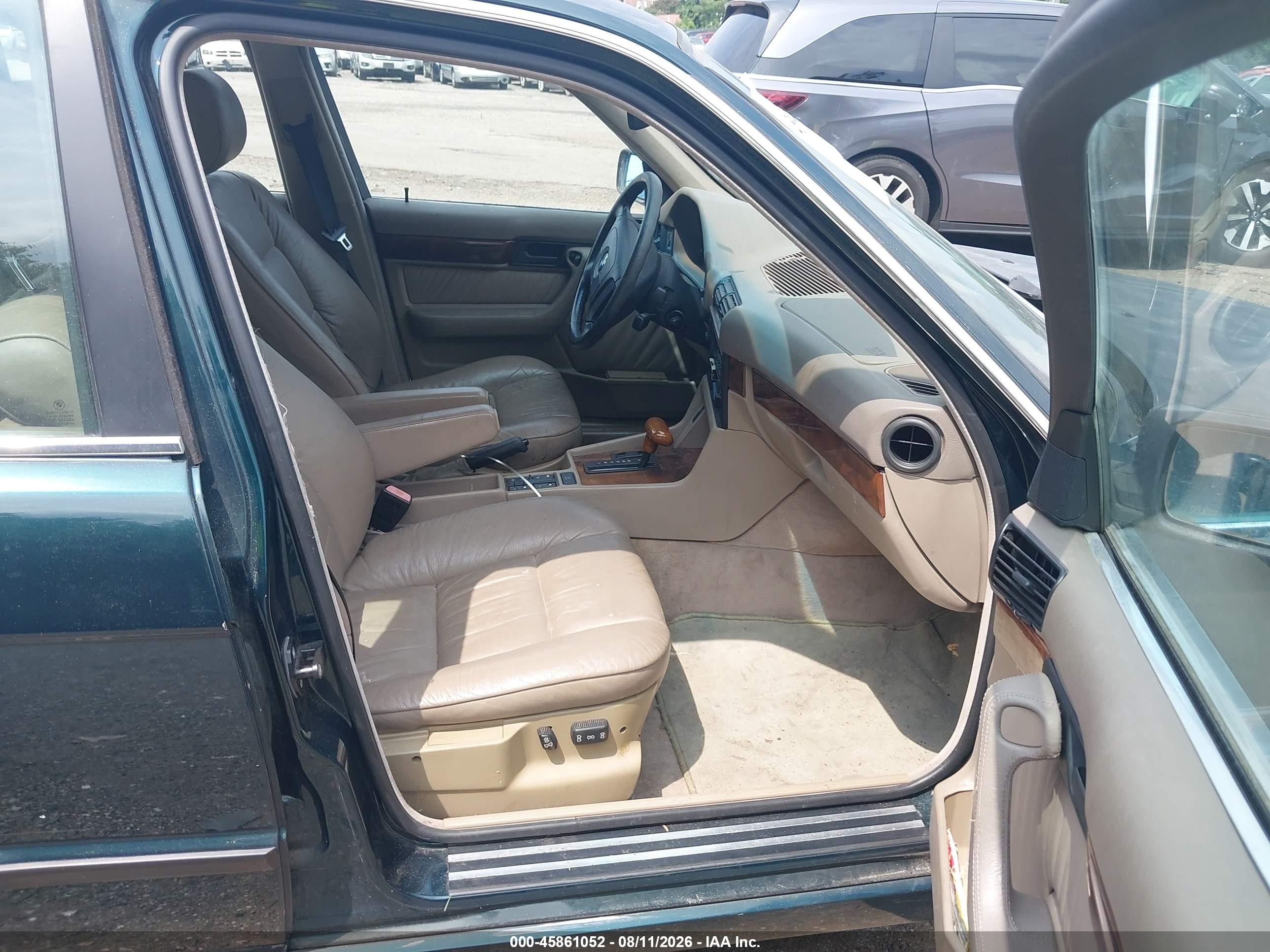 1995 Bmw 525 I Automatic Green vin: WBAHD6320SGK55973