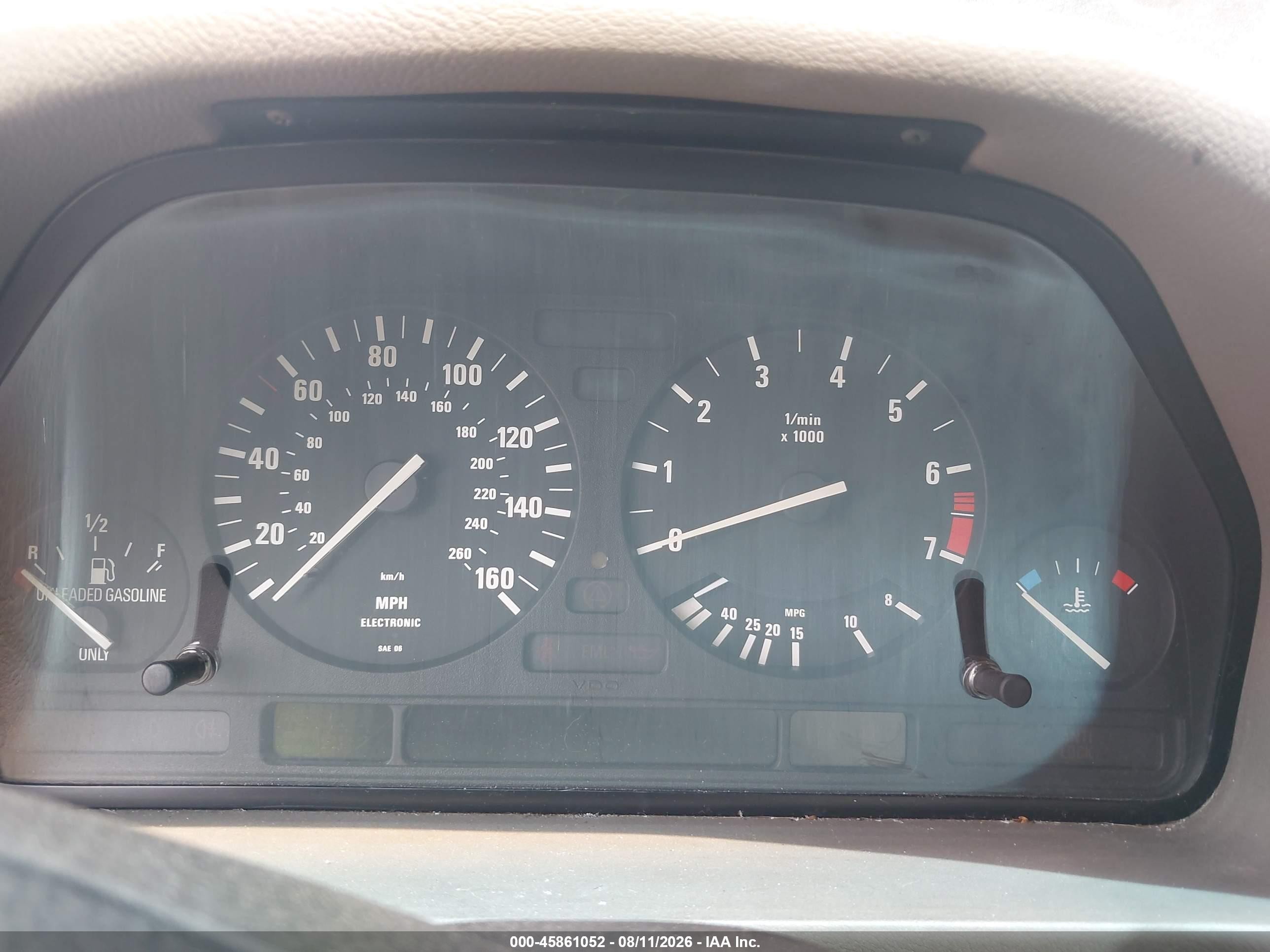 1995 Bmw 525 I Automatic Green vin: WBAHD6320SGK55973