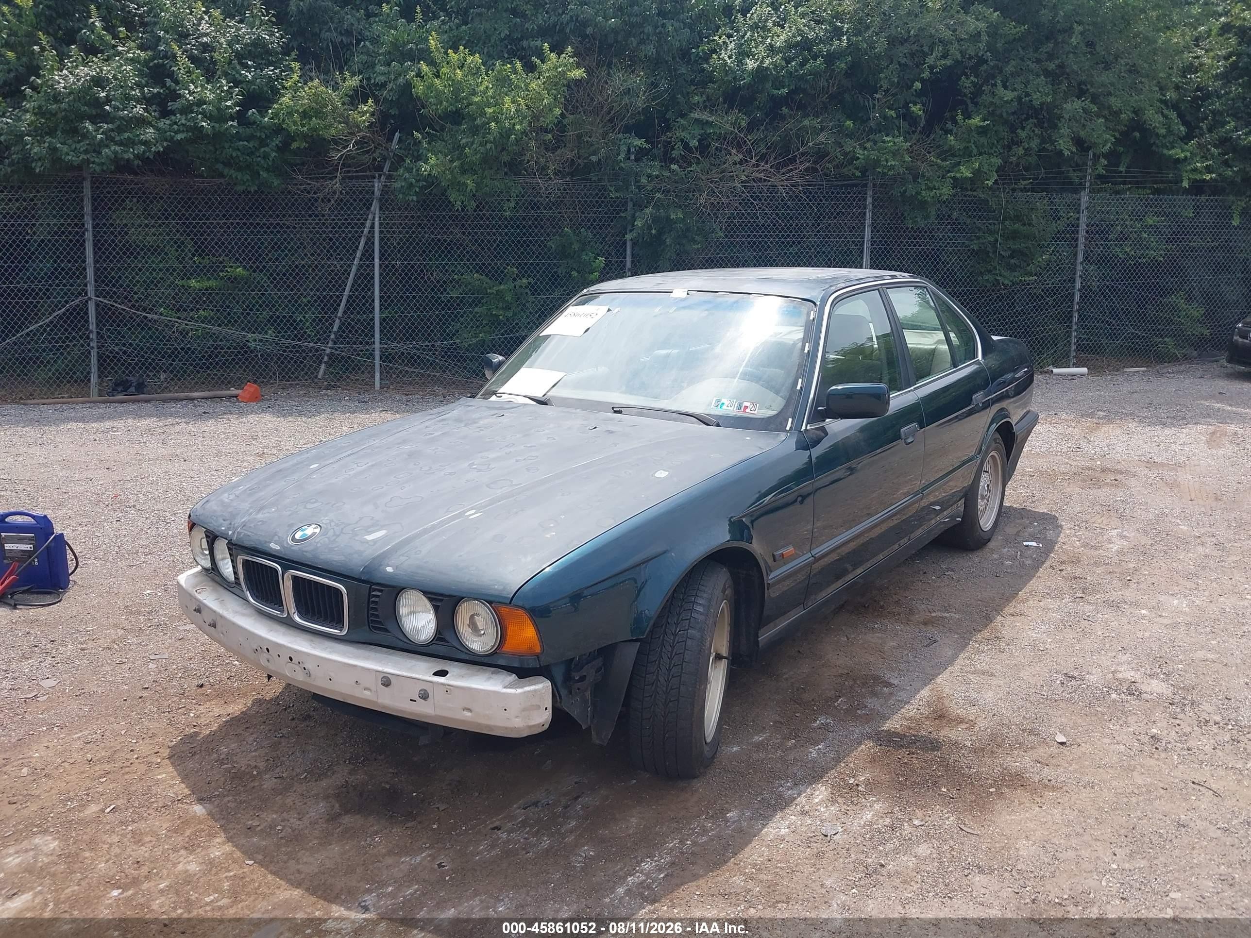 1995 Bmw 525 I Automatic Green vin: WBAHD6320SGK55973
