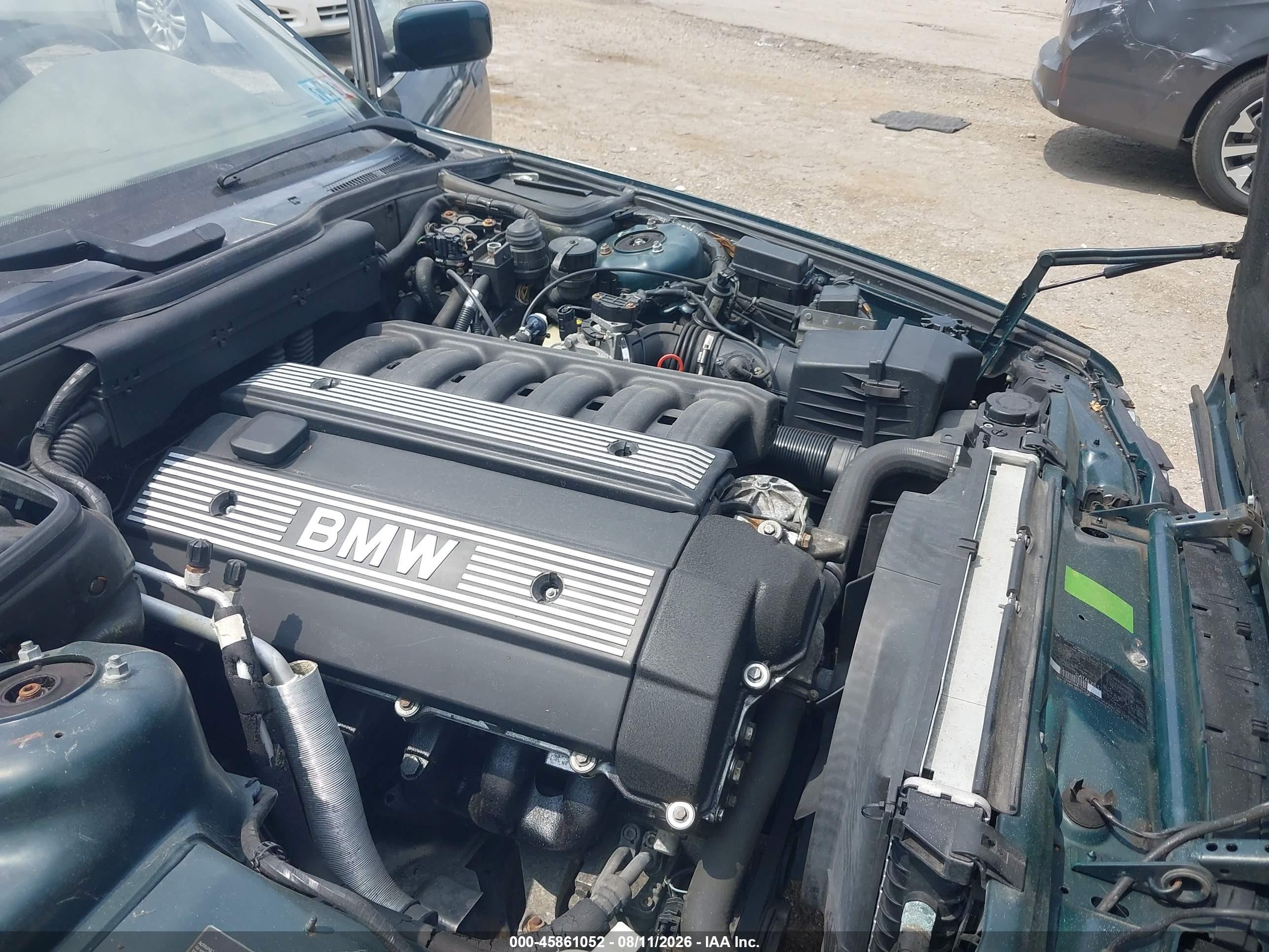 1995 Bmw 525 I Automatic Green vin: WBAHD6320SGK55973