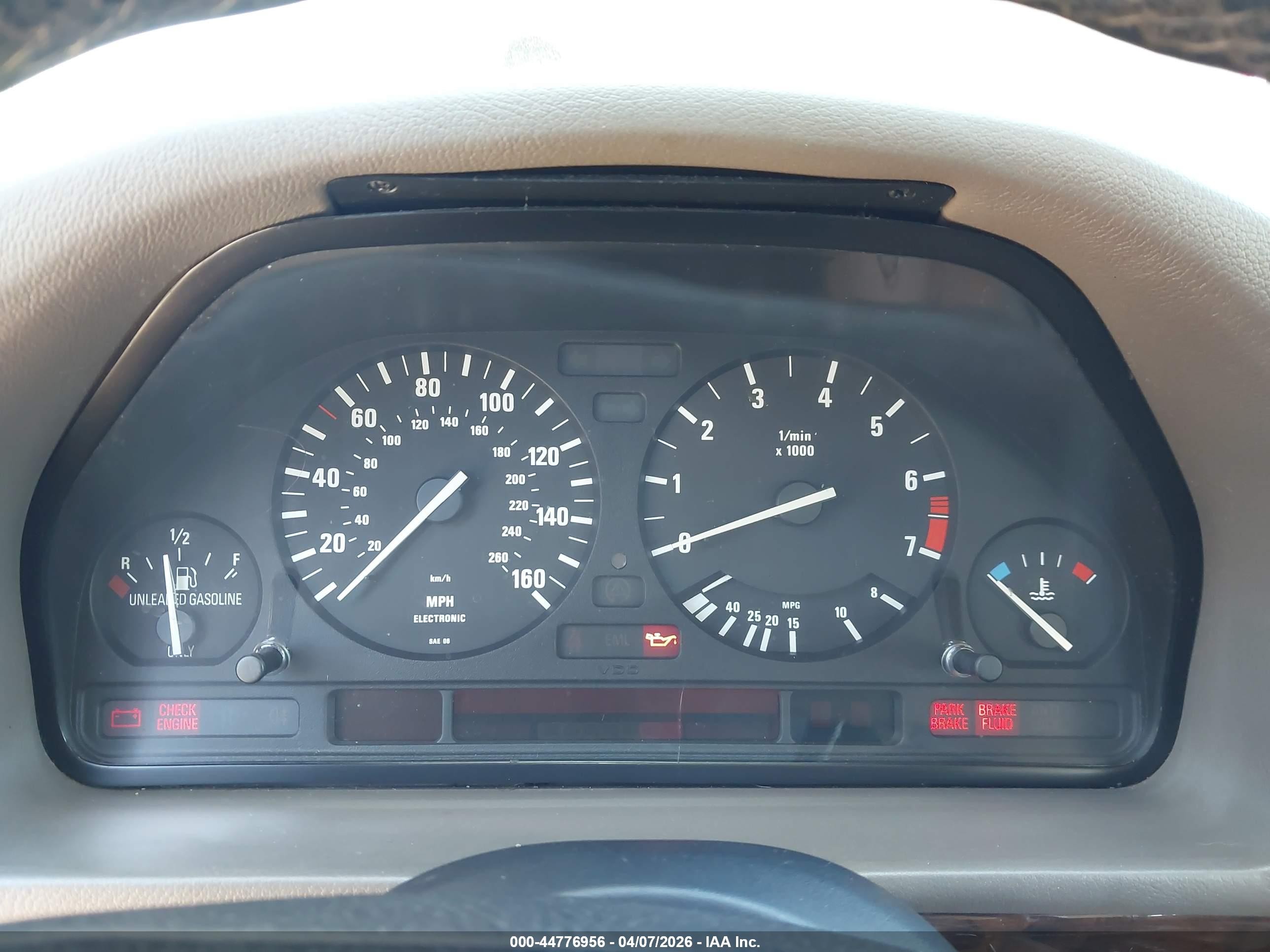 1995 Bmw 525 I Automatic Red vin: WBAHD6320SGK85121