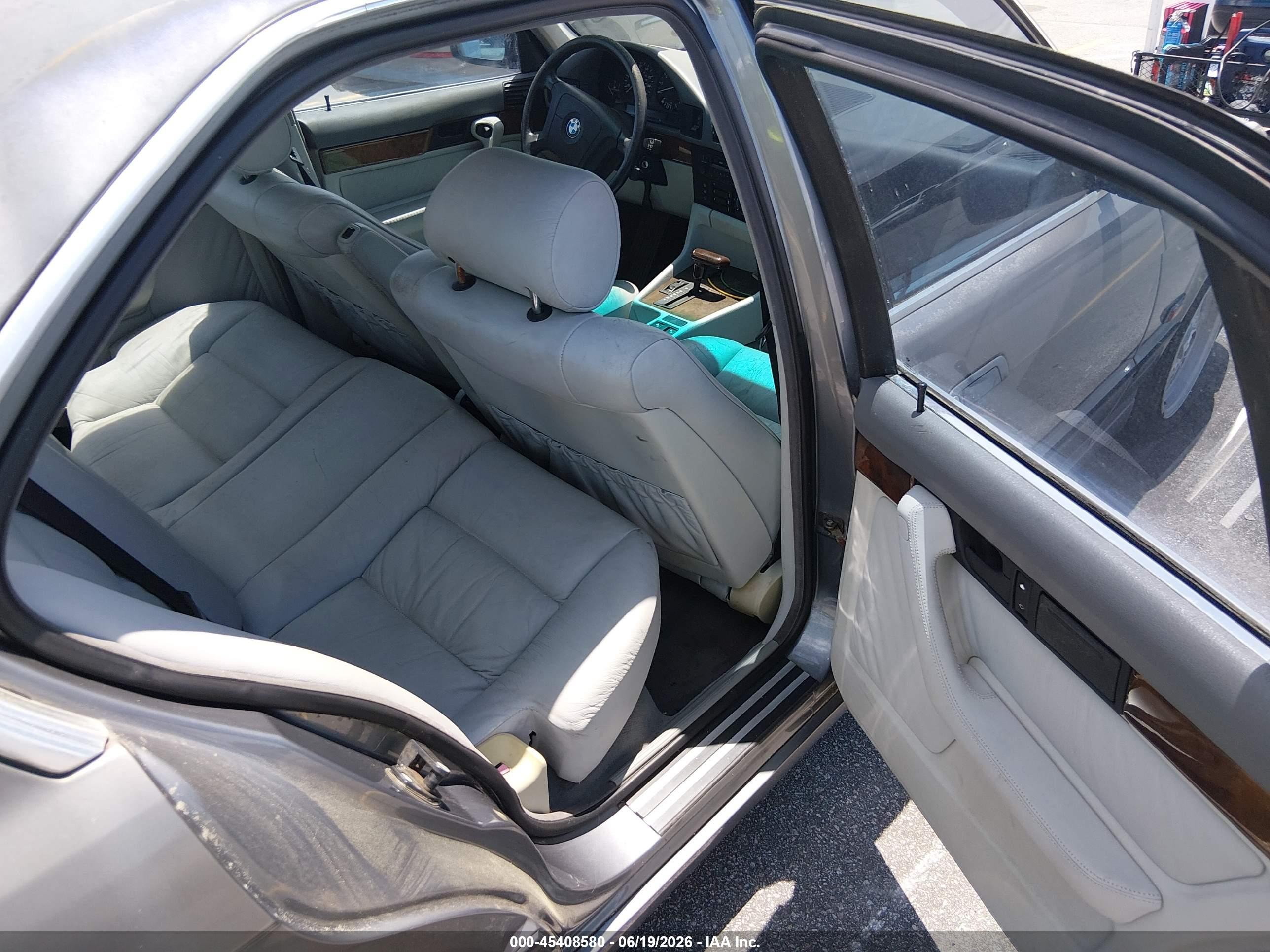1995 Bmw 525 I Automatic Silver vin: WBAHD6321SGK54444