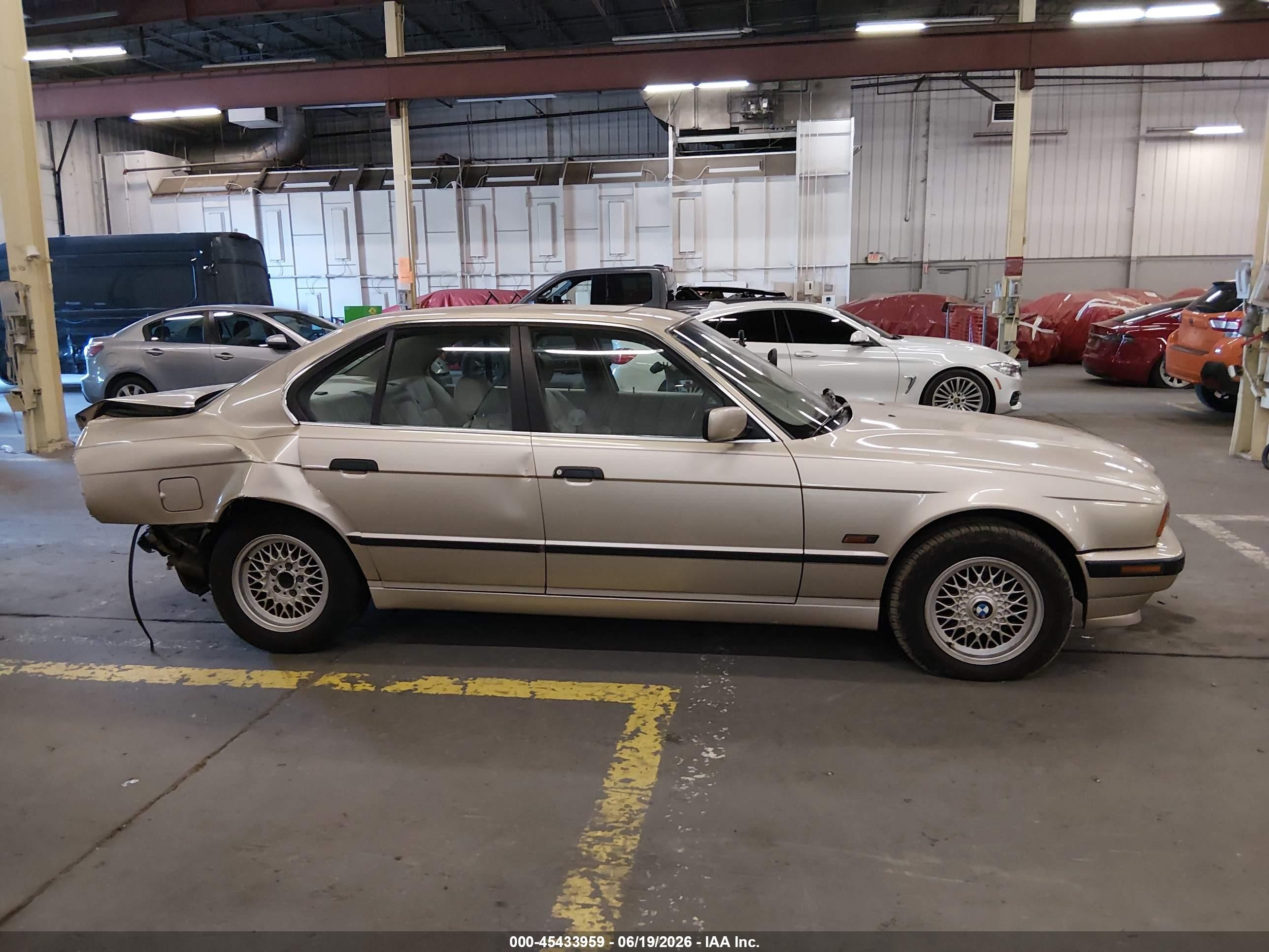 1995 Bmw 525 I Automatic Champagne vin: WBAHD6322SGK86514