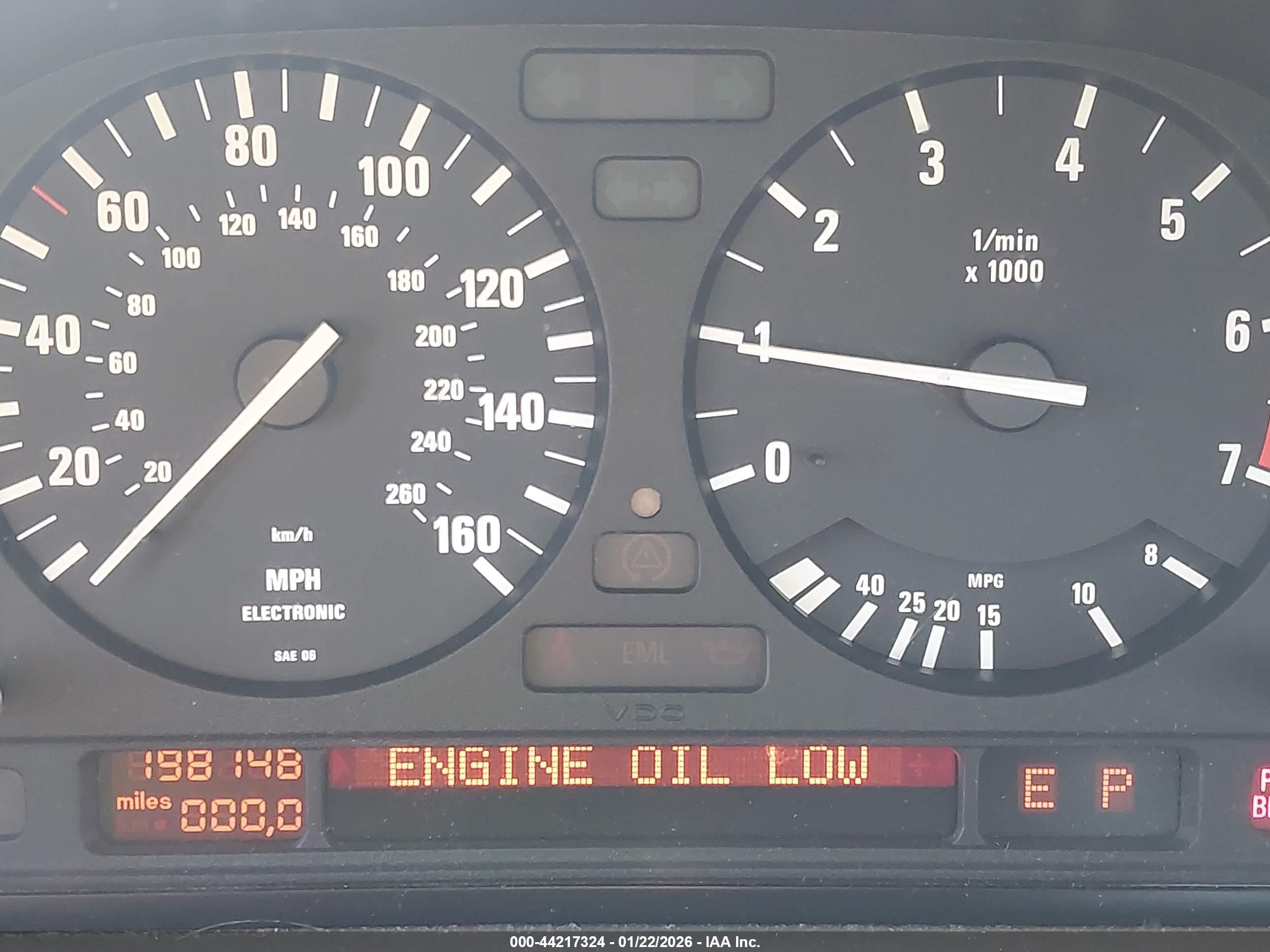 1995 Bmw 525 I Automatic Золотой vin: WBAHD6323SGK54123