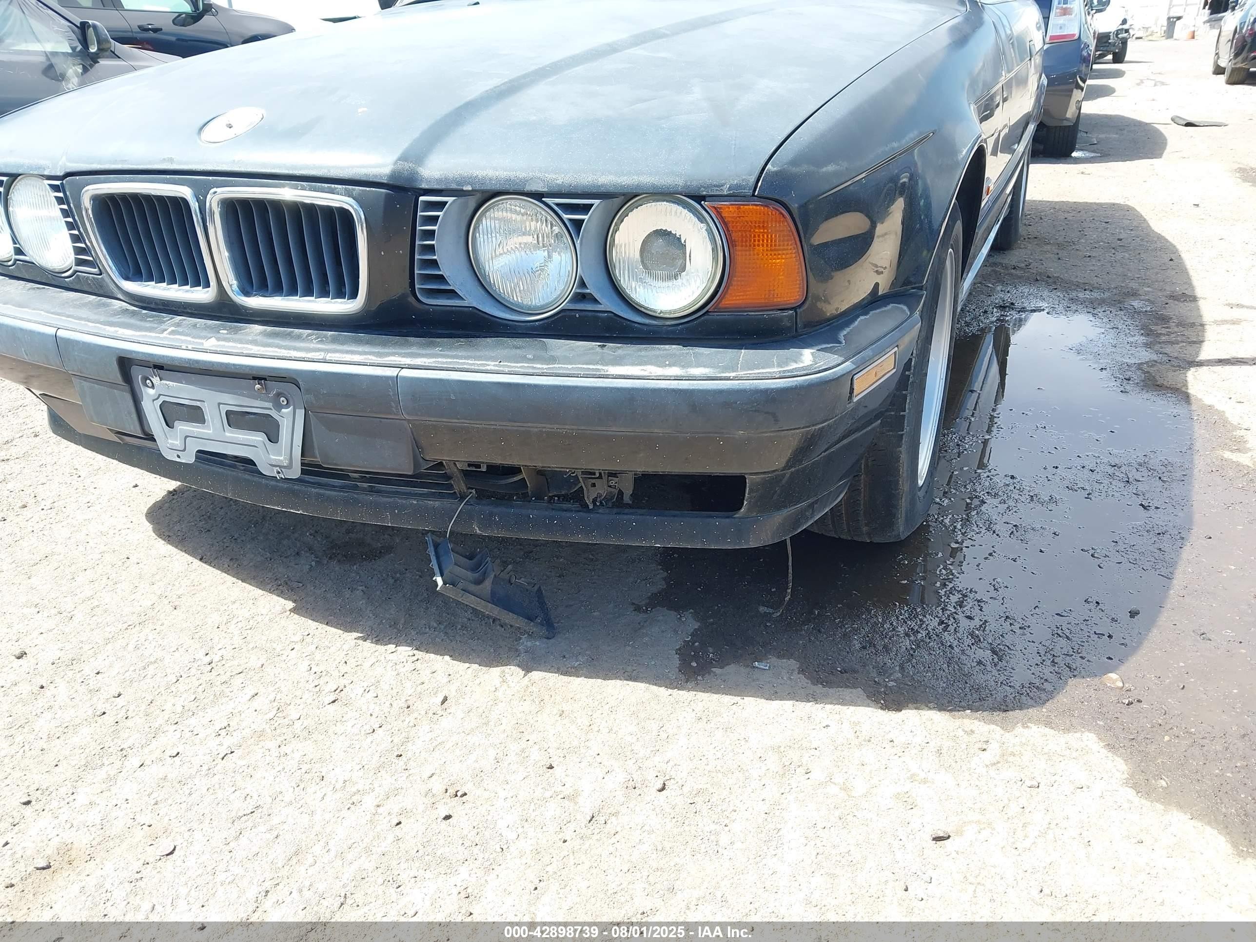 1995 Bmw 525 I Automatic Black vin: WBAHD6323SGK86604