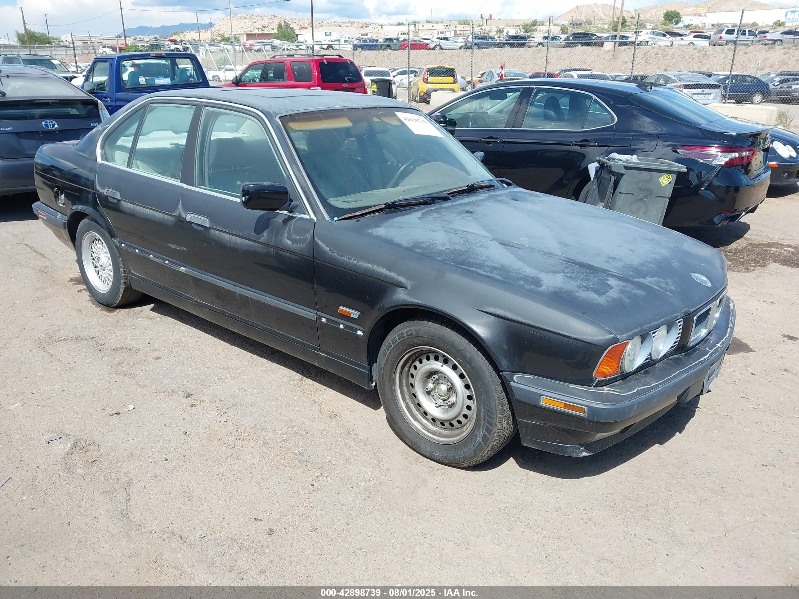 1995 Bmw 525 I Automatic Black vin: WBAHD6323SGK86604