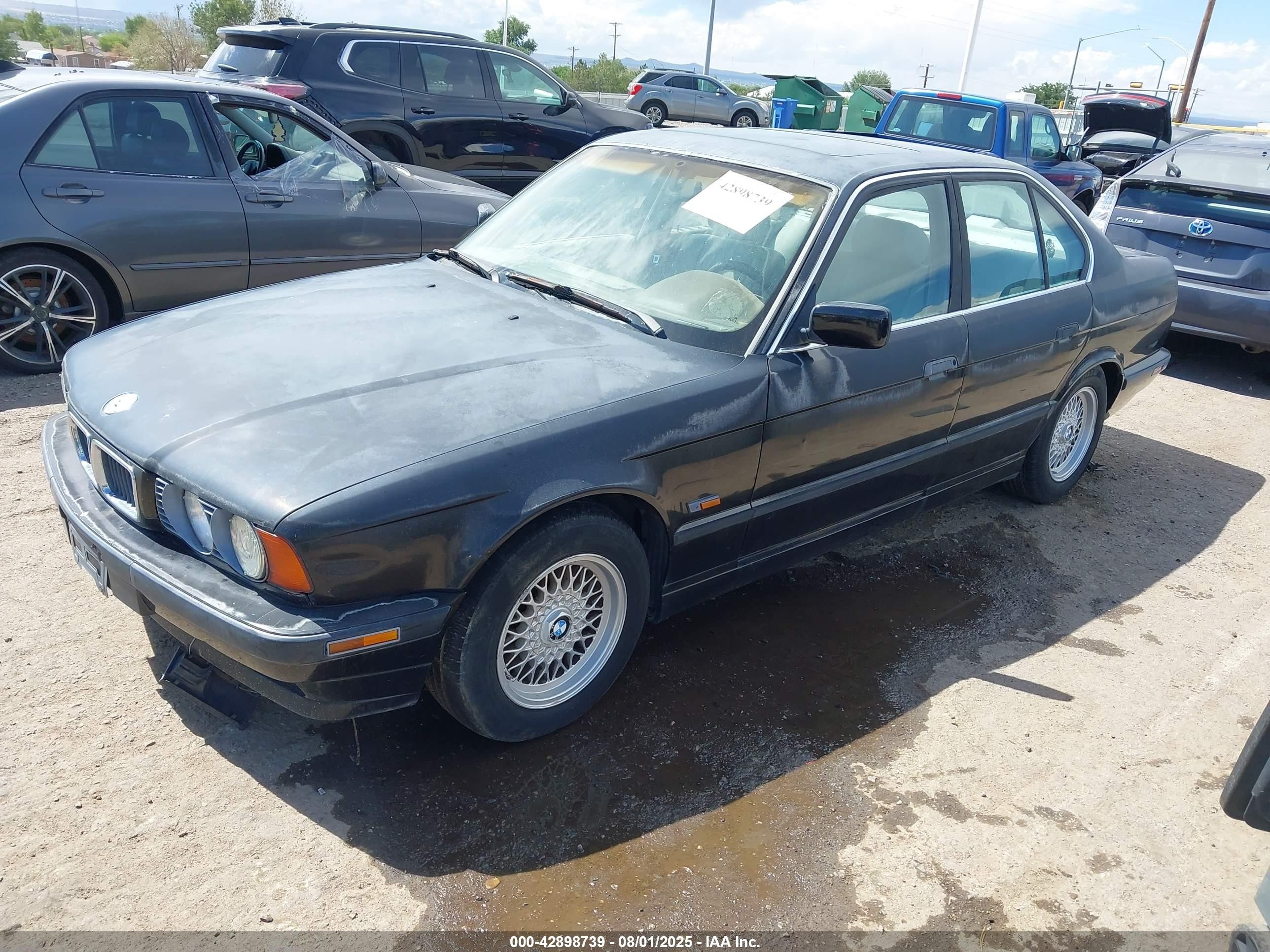 1995 Bmw 525 I Automatic Black vin: WBAHD6323SGK86604