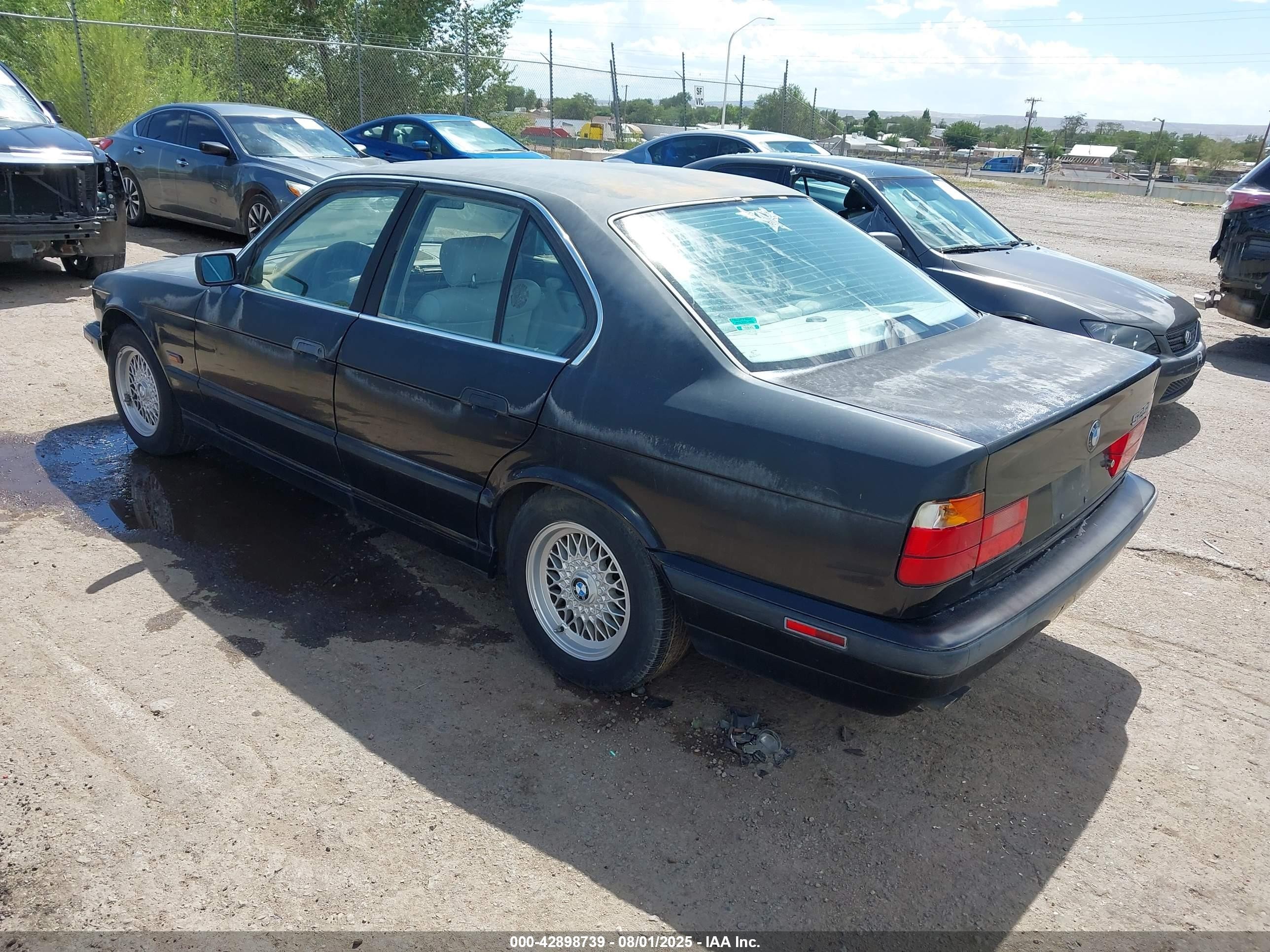 1995 Bmw 525 I Automatic Black vin: WBAHD6323SGK86604