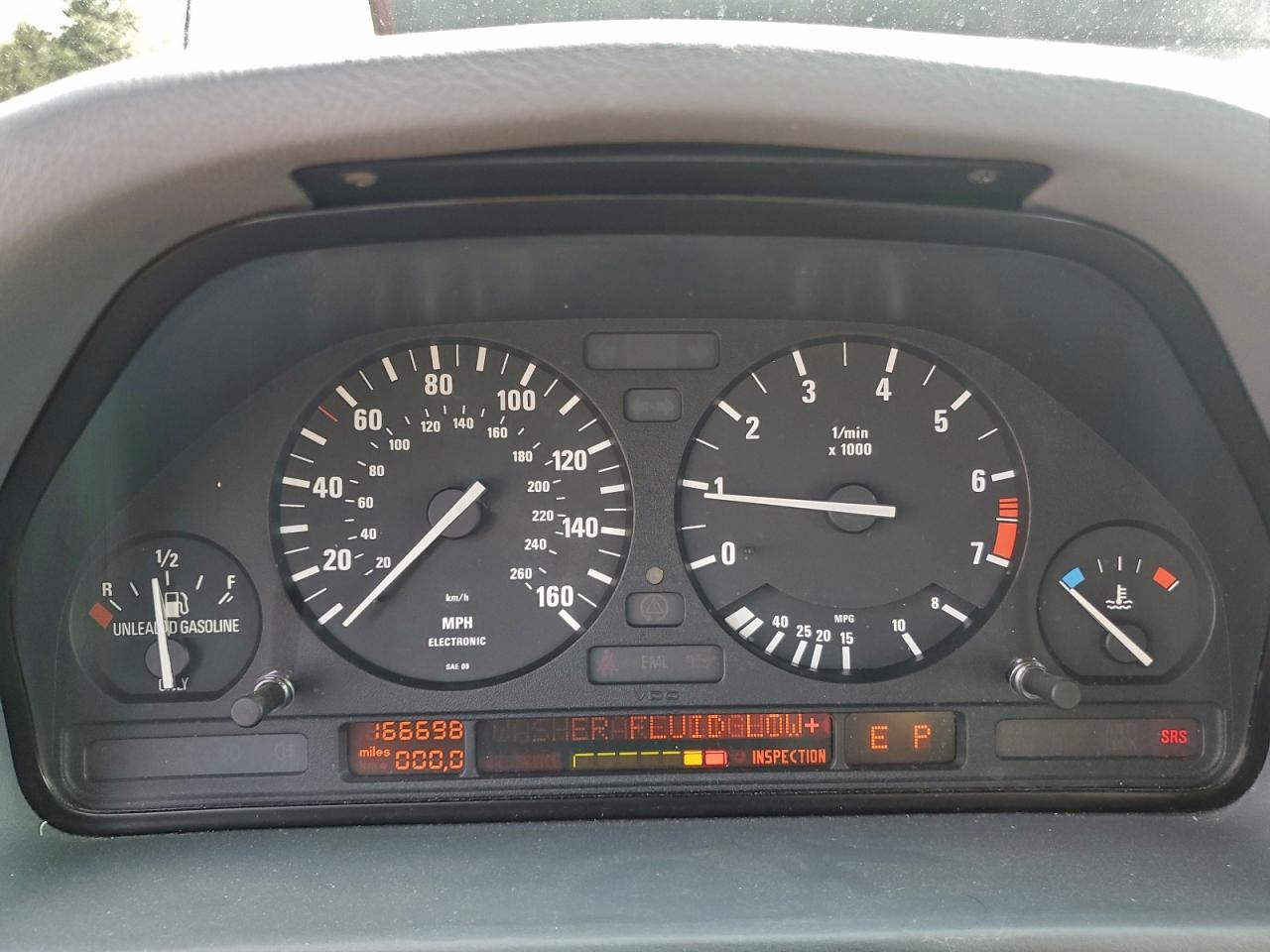 1995 Bmw 525 I Automatic Maroon vin: WBAHD6324SGK52929