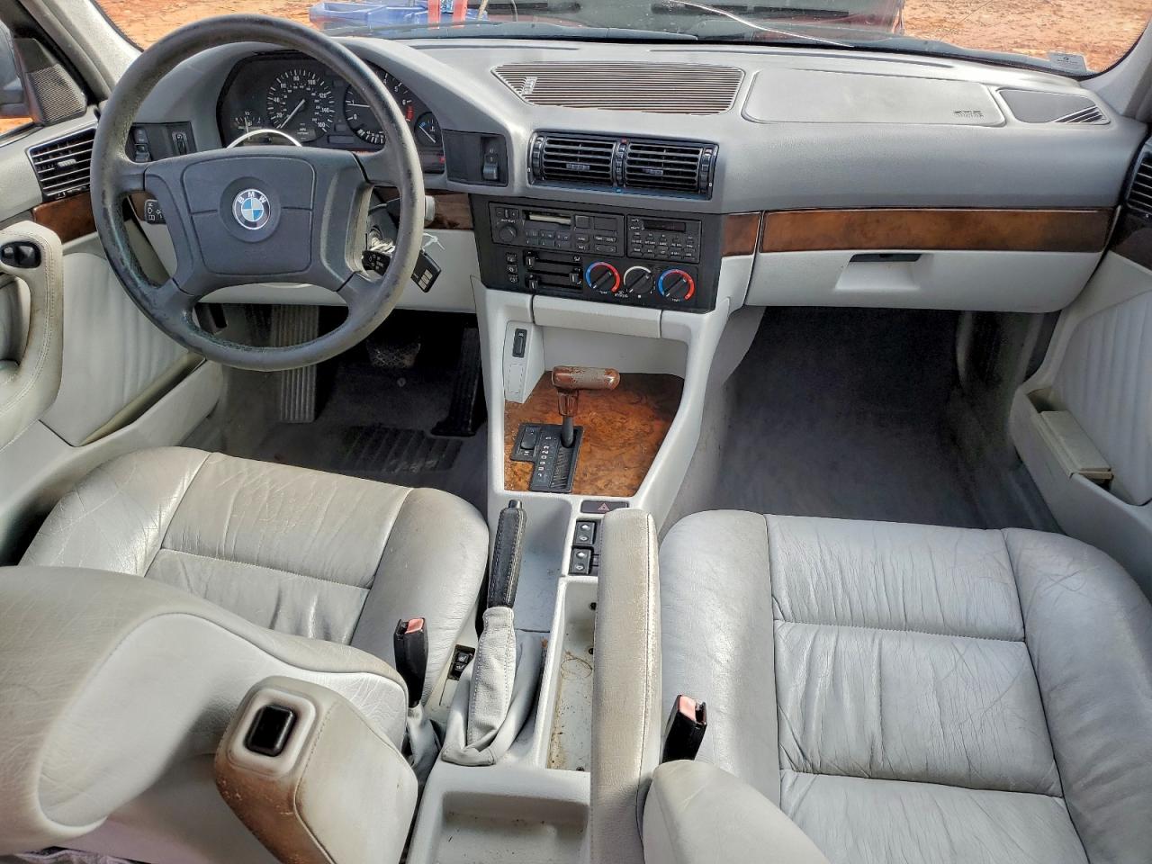 1995 Bmw 525 I Automatic Maroon vin: WBAHD6324SGK52929