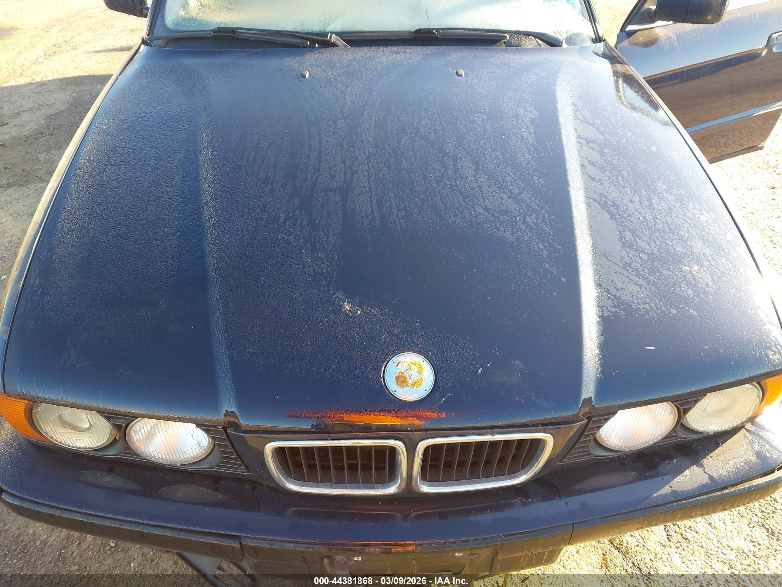 1995 Bmw 525 I Automatic Черный vin: WBAHD6324SGK85042