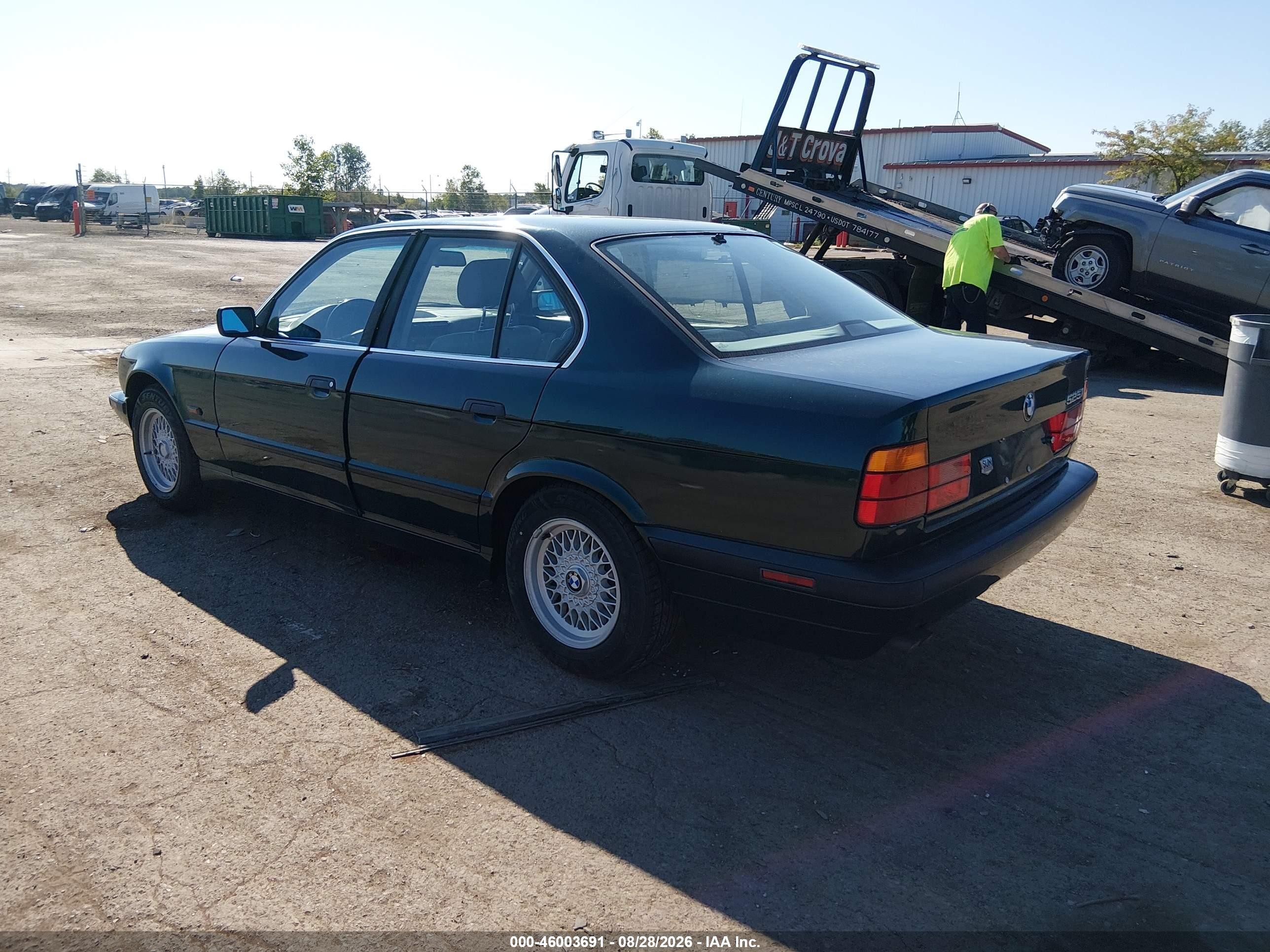 1995 Bmw 525 I Automatic Blue vin: WBAHD6328SGK49063