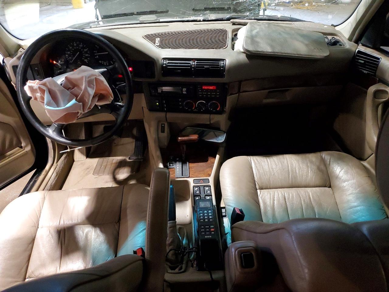 1995 Bmw 525 I Automatic Зеленый vin: WBAHD6328SGK84685