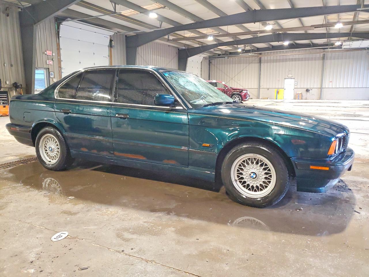 1995 Bmw 525 I Automatic Зеленый vin: WBAHD6328SGK84685