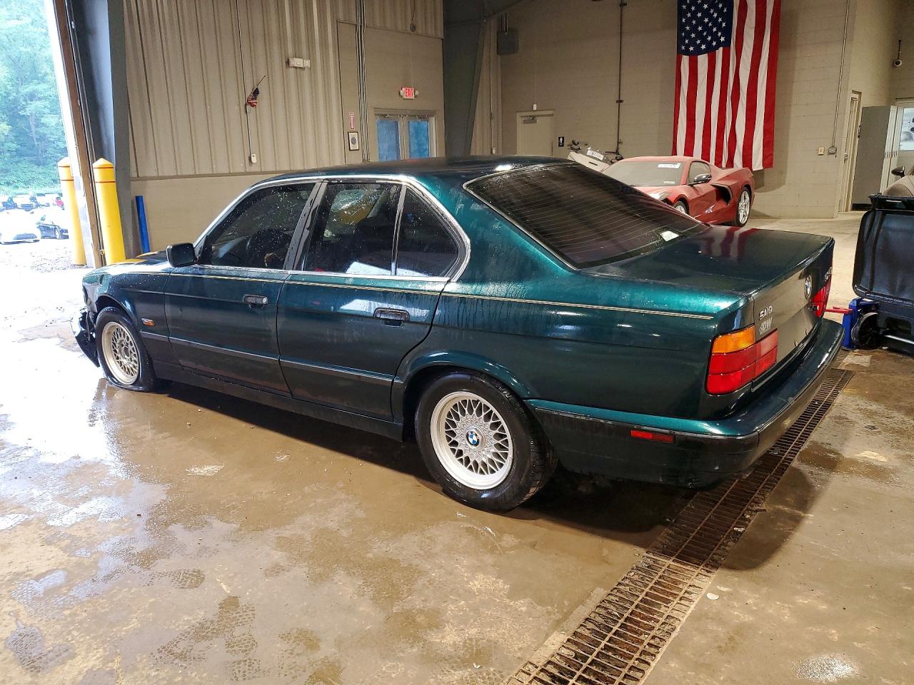 1995 Bmw 525 I Automatic Зеленый vin: WBAHD6328SGK84685