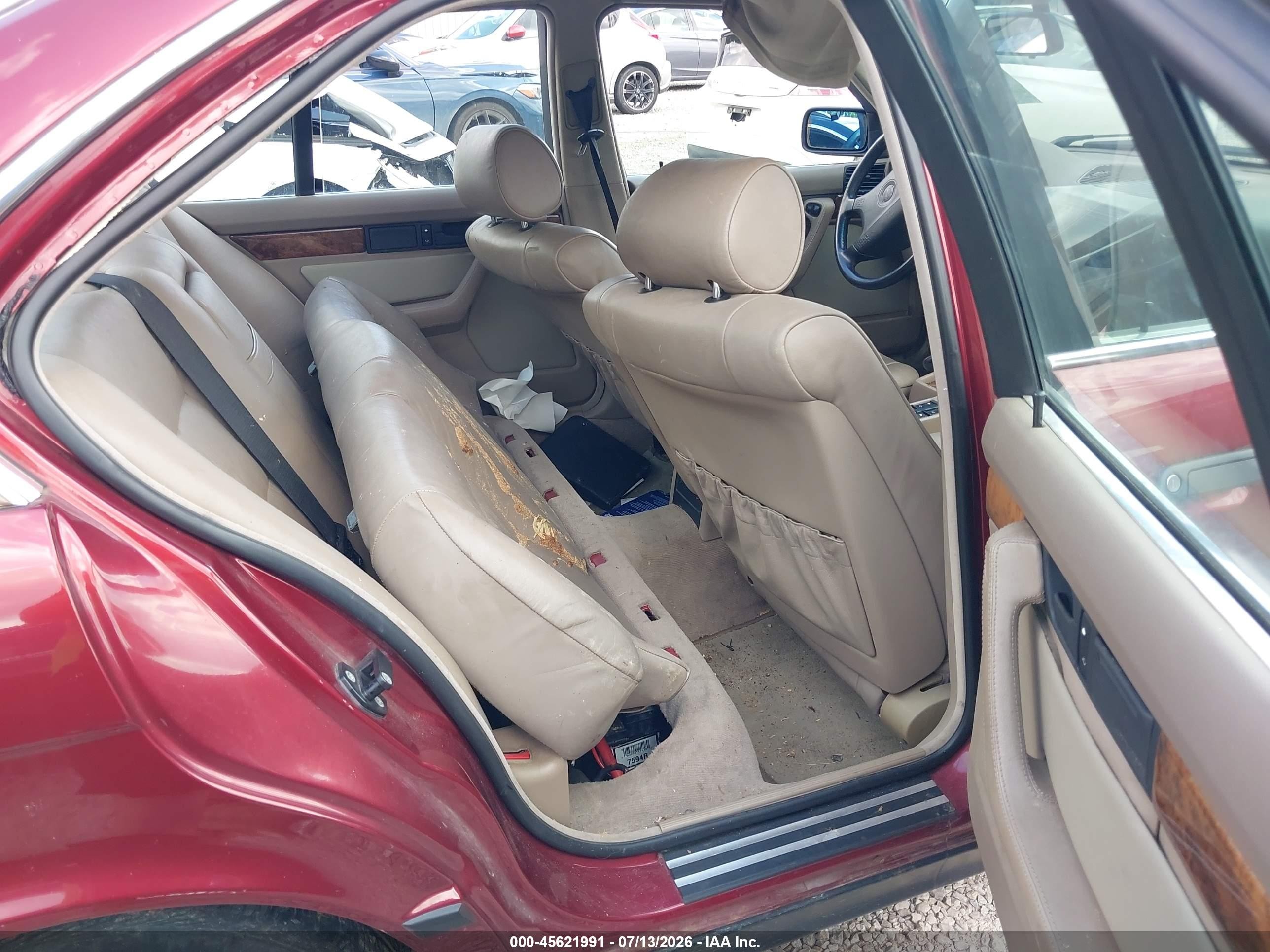 1994 Bmw 525 I Automatic Red vin: WBAHD6329RGK44996