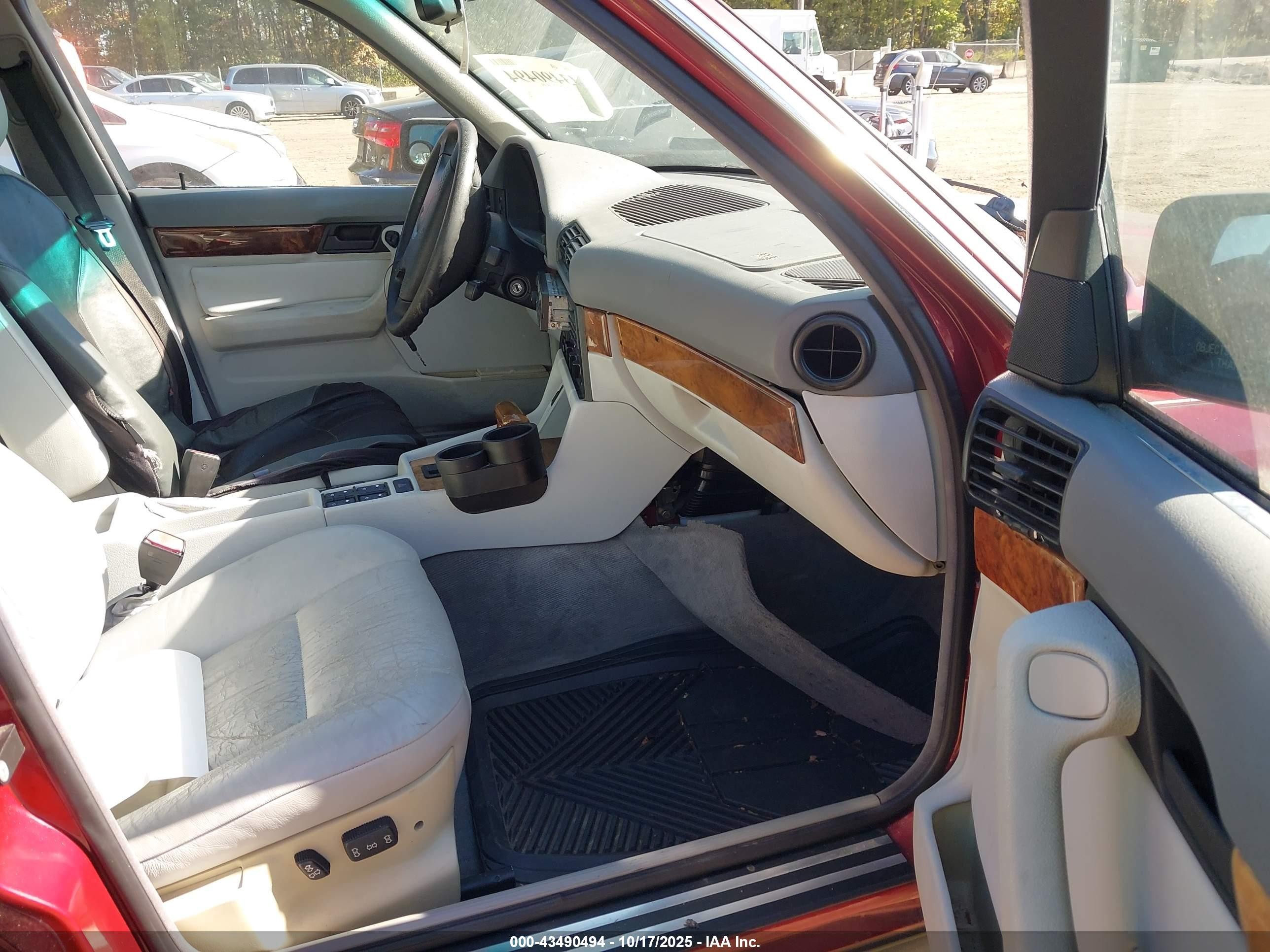 1994 Bmw 525 I Automatic Red vin: WBAHD632XRGK40875