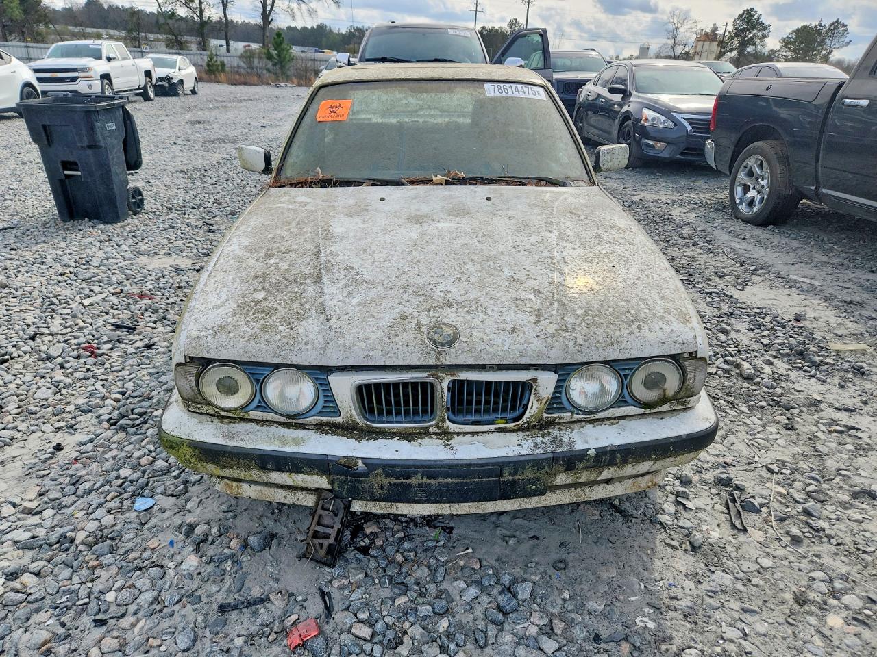 1995 Bmw 5 Series White vin: WBAHD632XSGK46424
