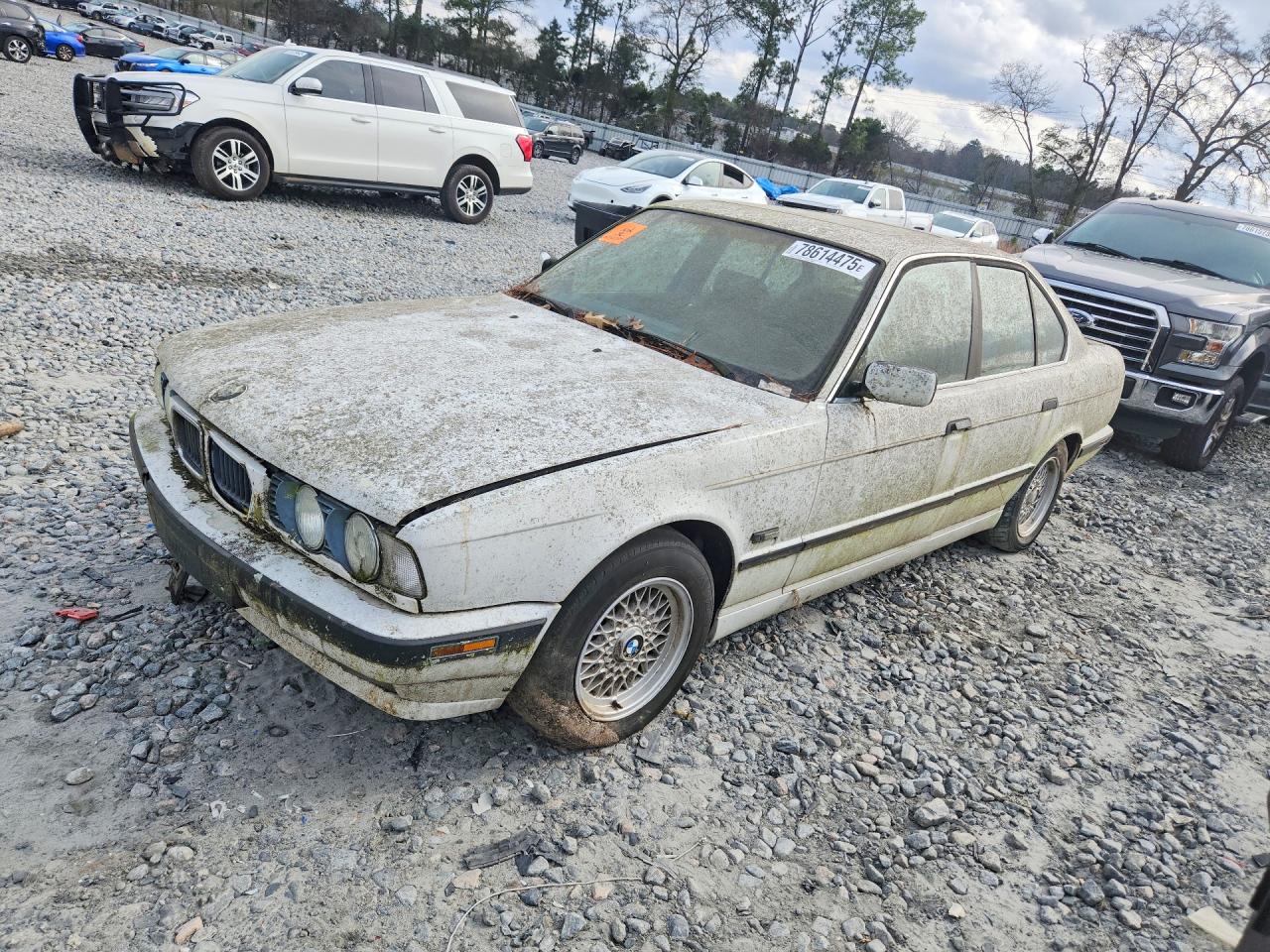 1995 Bmw 5 Series White vin: WBAHD632XSGK46424