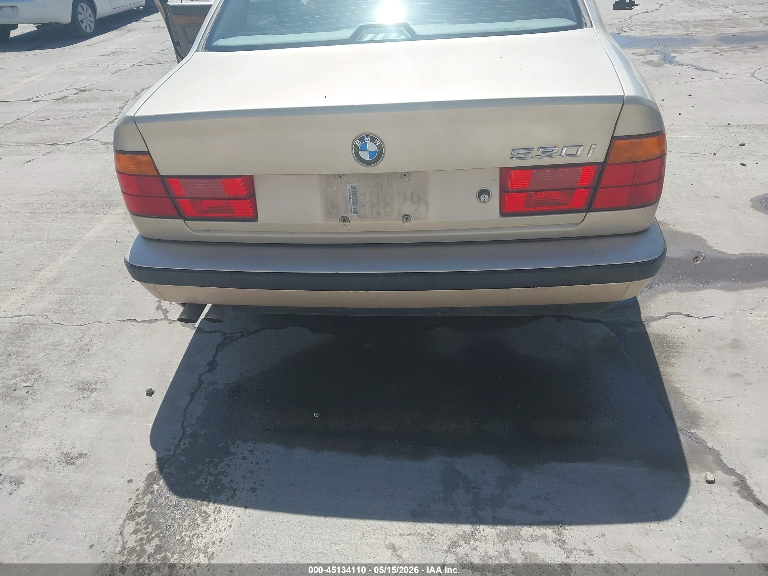 1994 Bmw 530 I Gold vin: WBAHE1313RGE53578