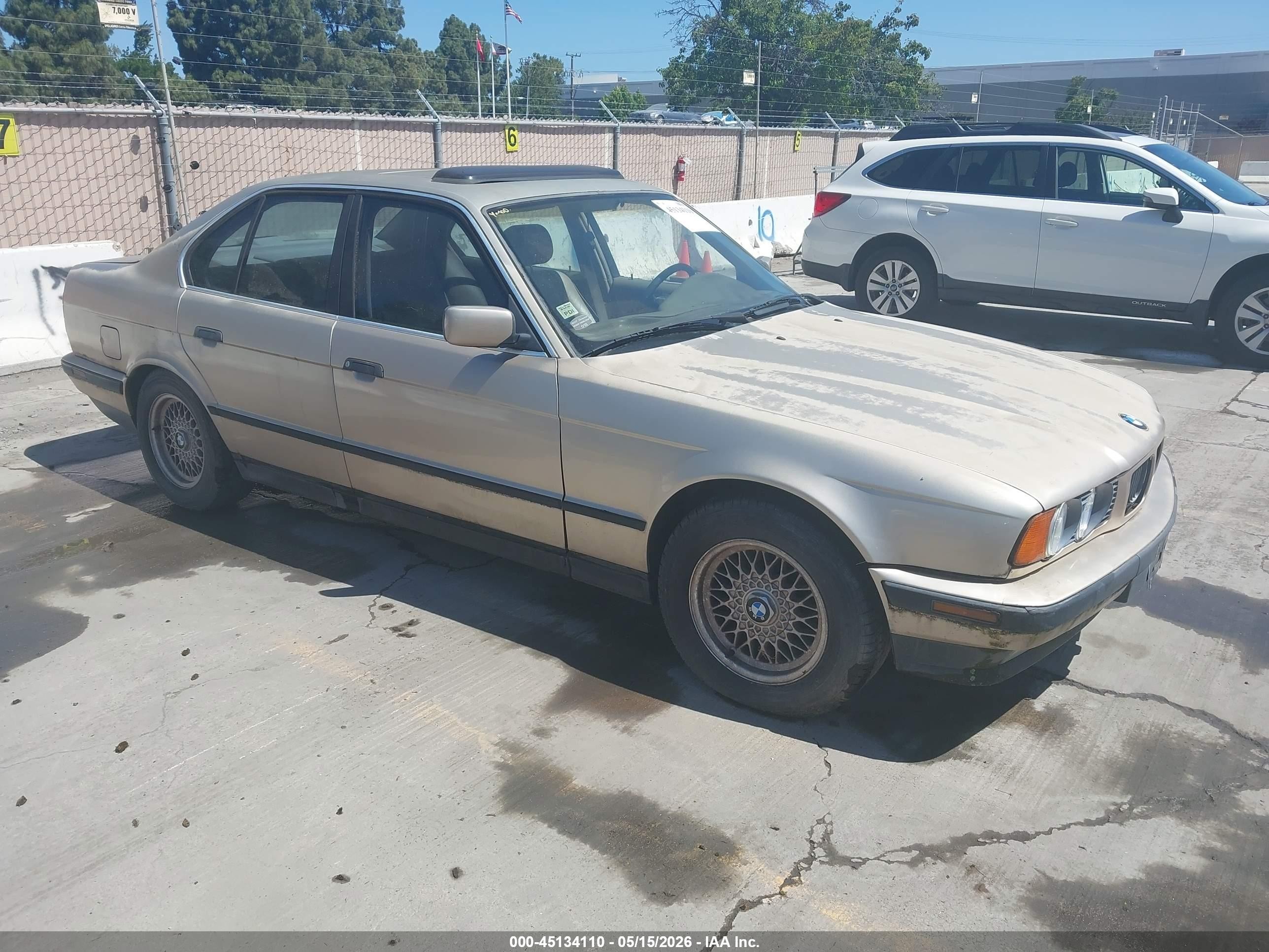 1994 Bmw 530 I Gold vin: WBAHE1313RGE53578