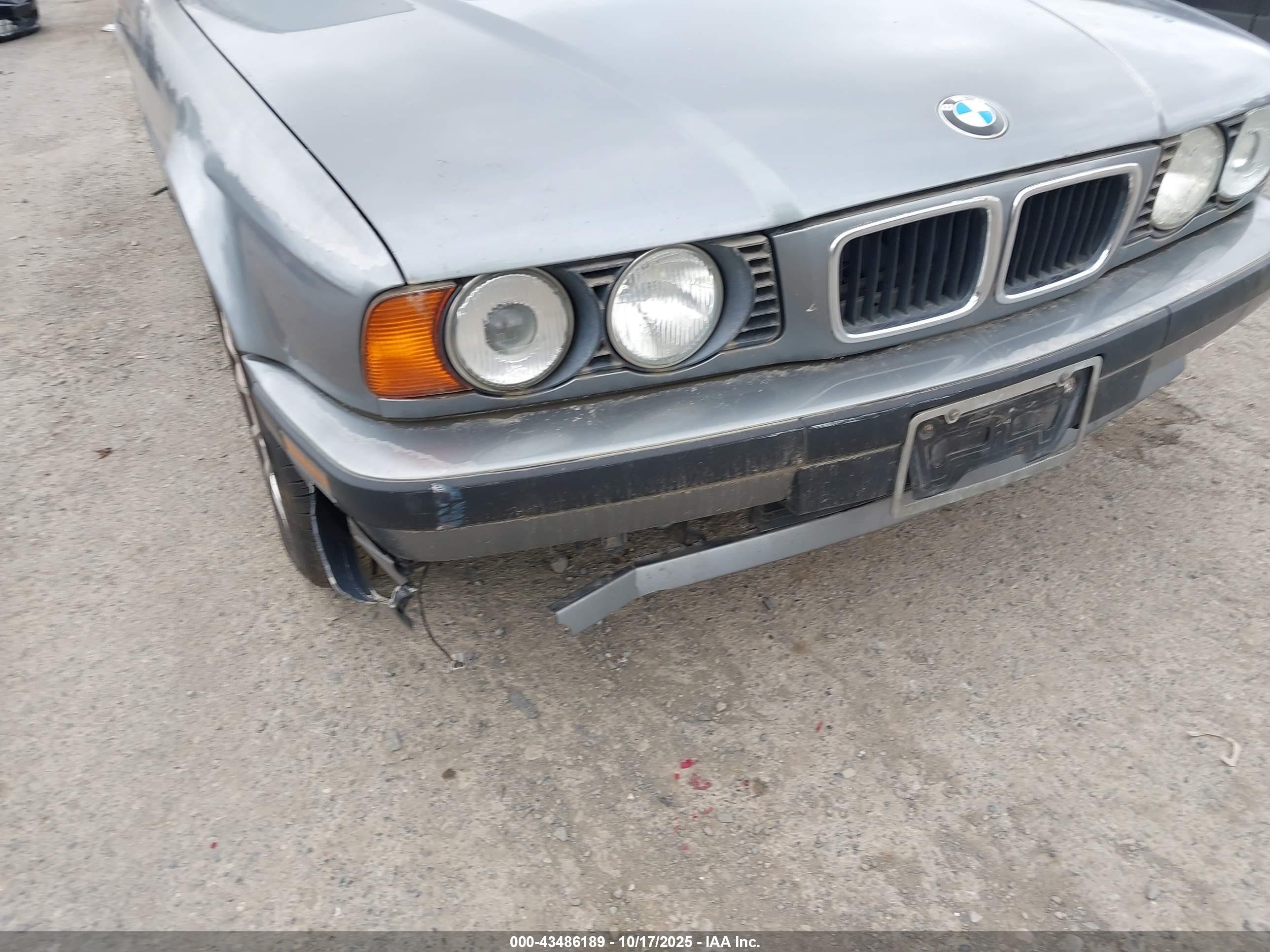 1995 Bmw 530 I Automatic Gray vin: WBAHE2322SGE91811