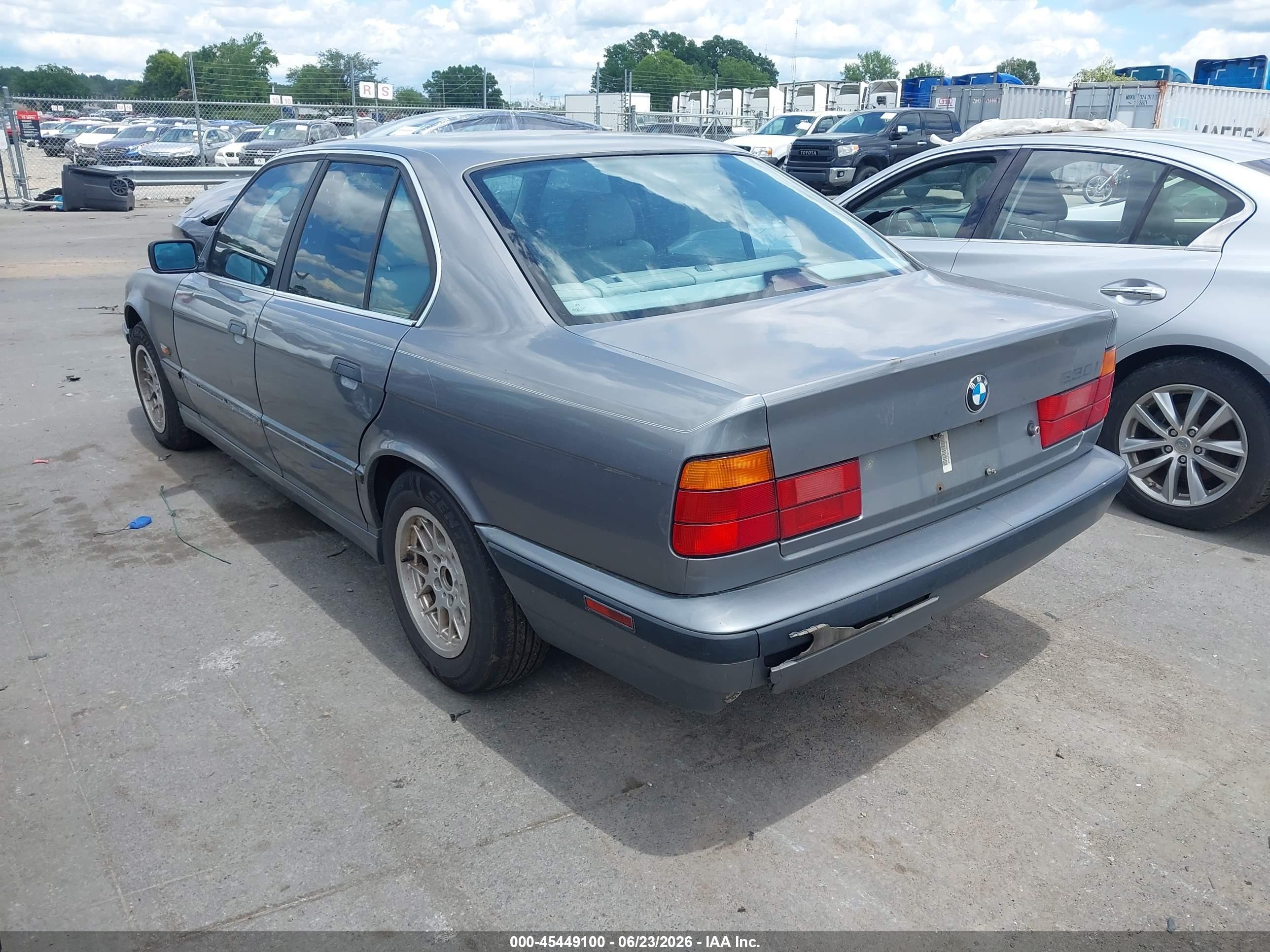 1995 Bmw 530 I Automatic Gray vin: WBAHE2323SGE91882