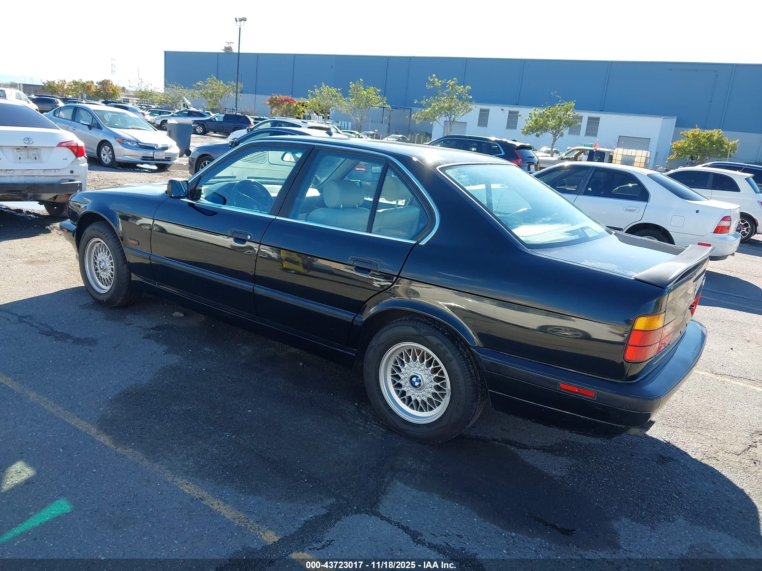 1995 Bmw 530 I Automatic Черный vin: WBAHE2327SGE91173