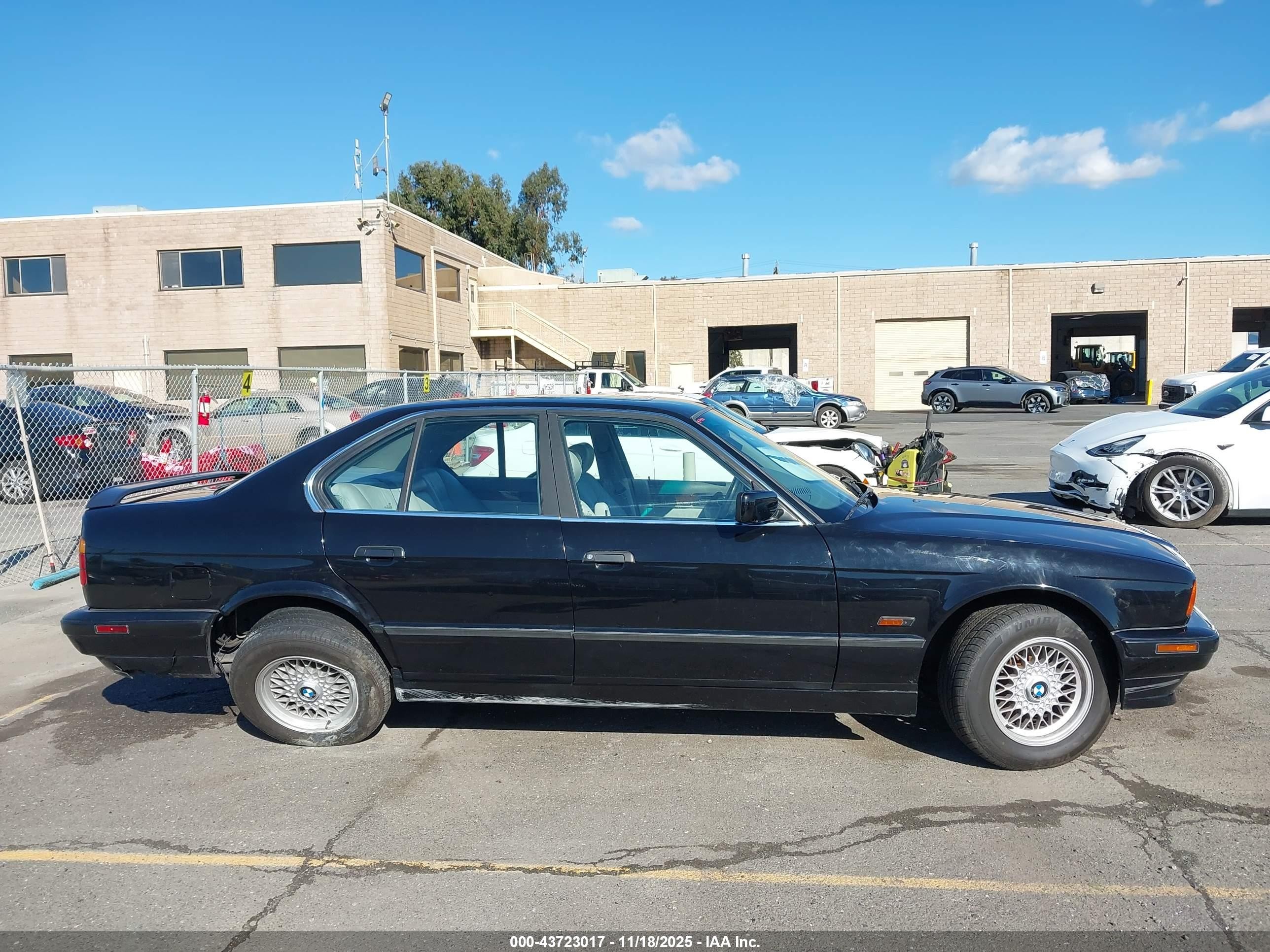 1995 Bmw 530 I Automatic Черный vin: WBAHE2327SGE91173