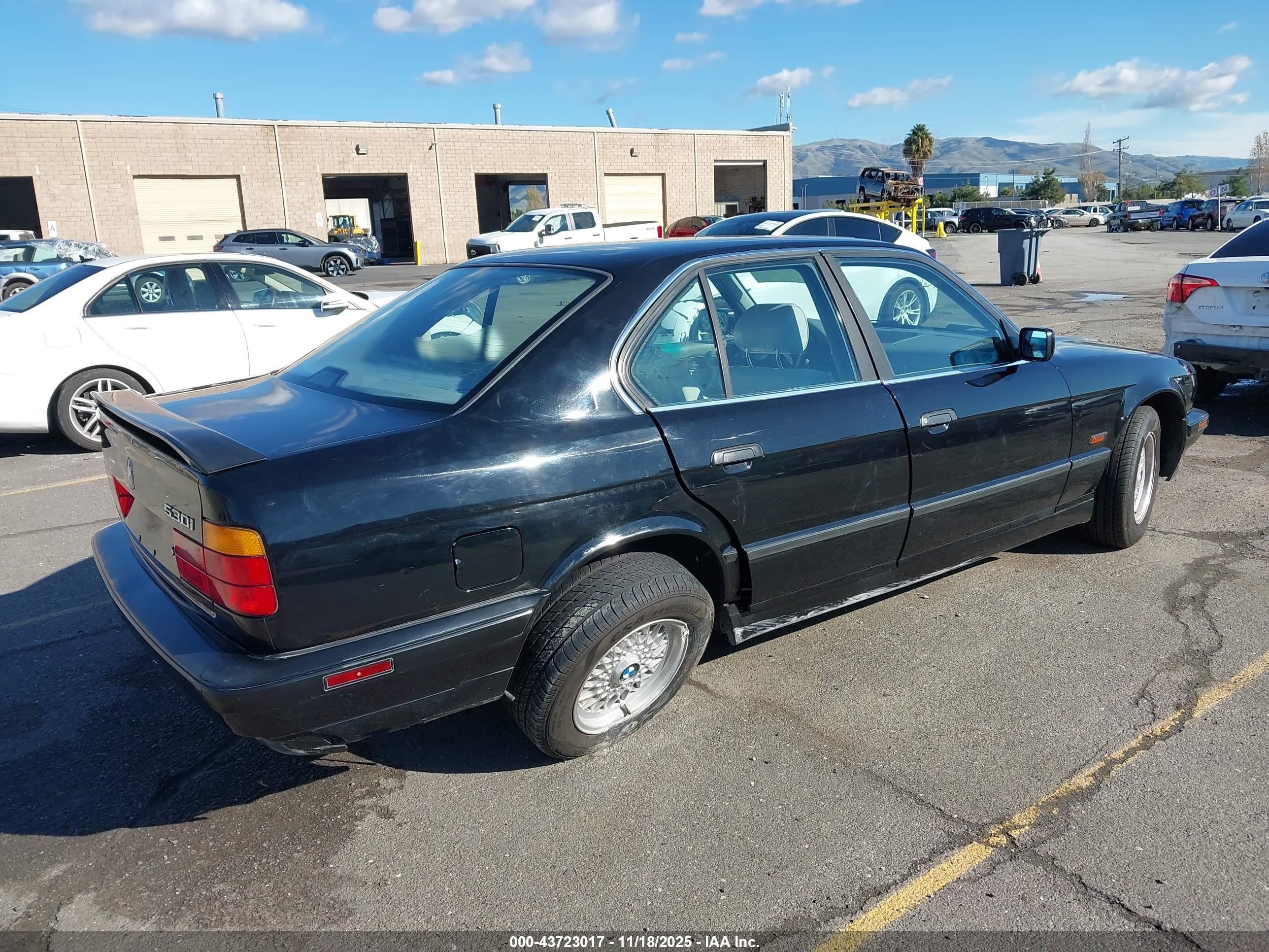 1995 Bmw 530 I Automatic Черный vin: WBAHE2327SGE91173