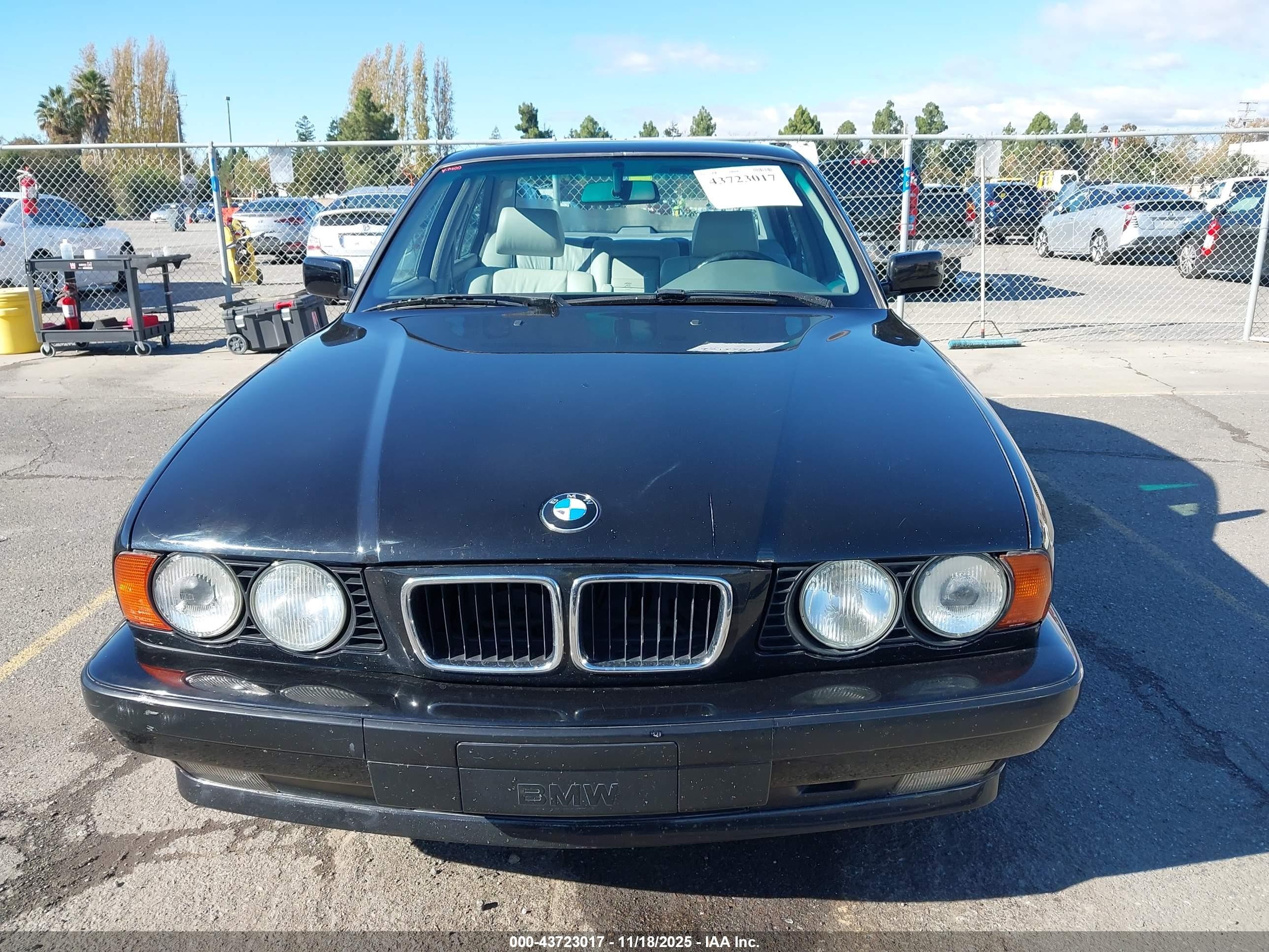 1995 Bmw 530 I Automatic Черный vin: WBAHE2327SGE91173