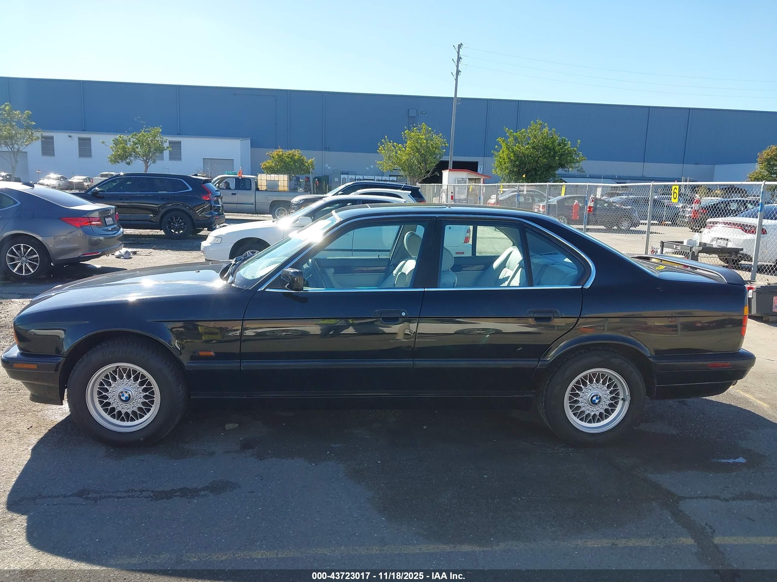 1995 Bmw 530 I Automatic Черный vin: WBAHE2327SGE91173