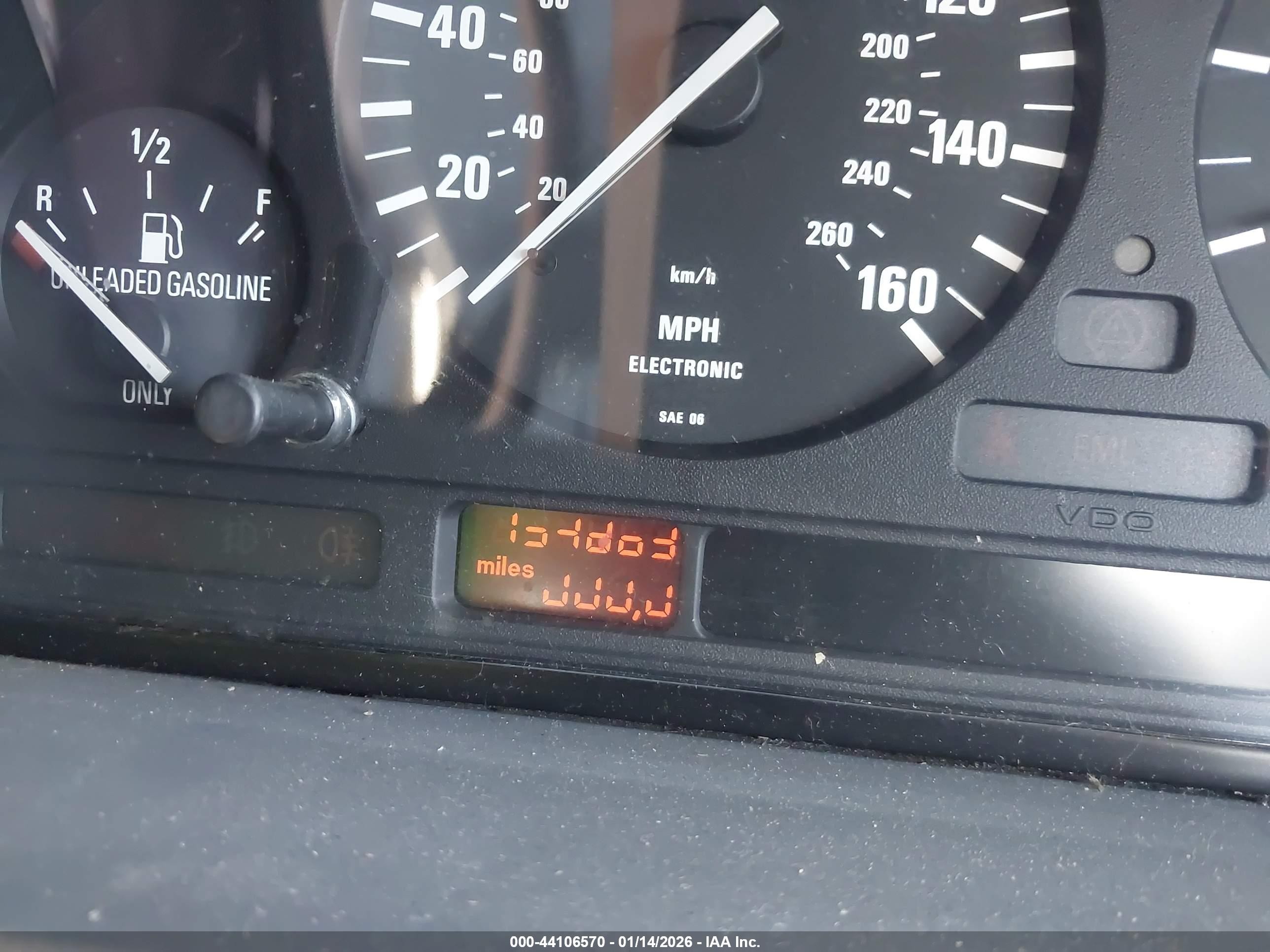 1994 Bmw 530 I Automatic Gray vin: WBAHE2329RGE88933