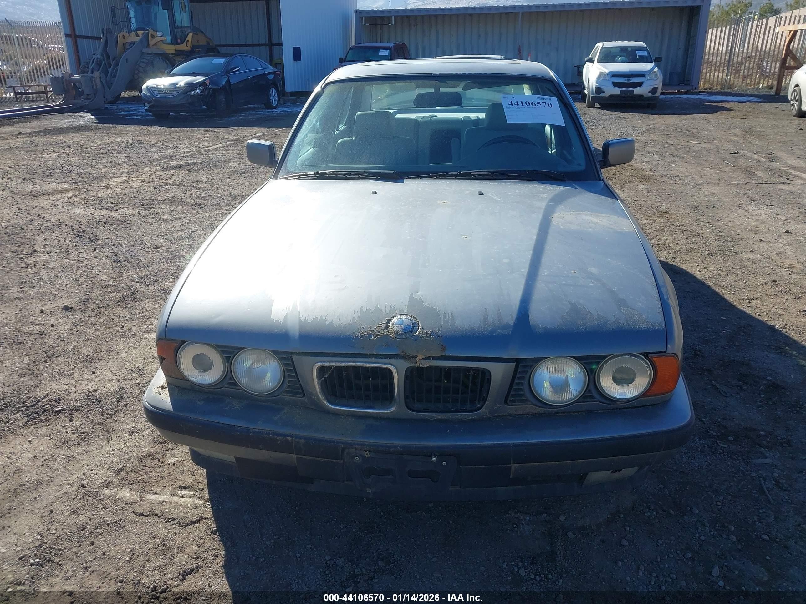 1994 Bmw 530 I Automatic Gray vin: WBAHE2329RGE88933