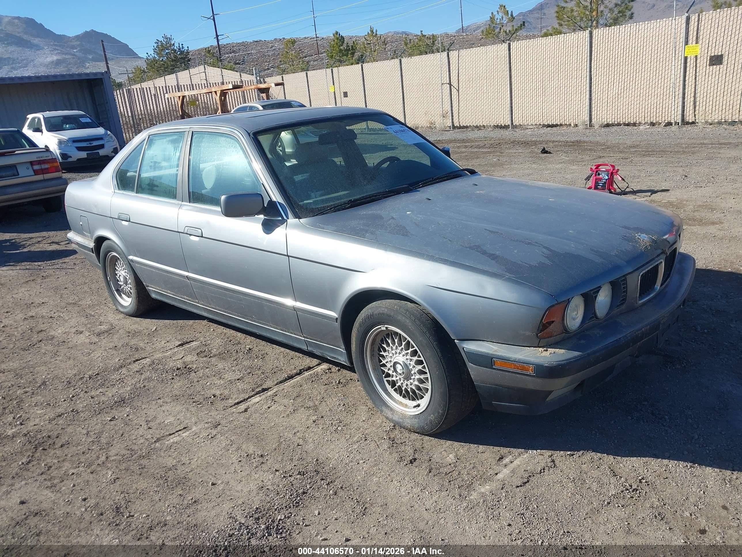 1994 Bmw 530 I Automatic Gray vin: WBAHE2329RGE88933