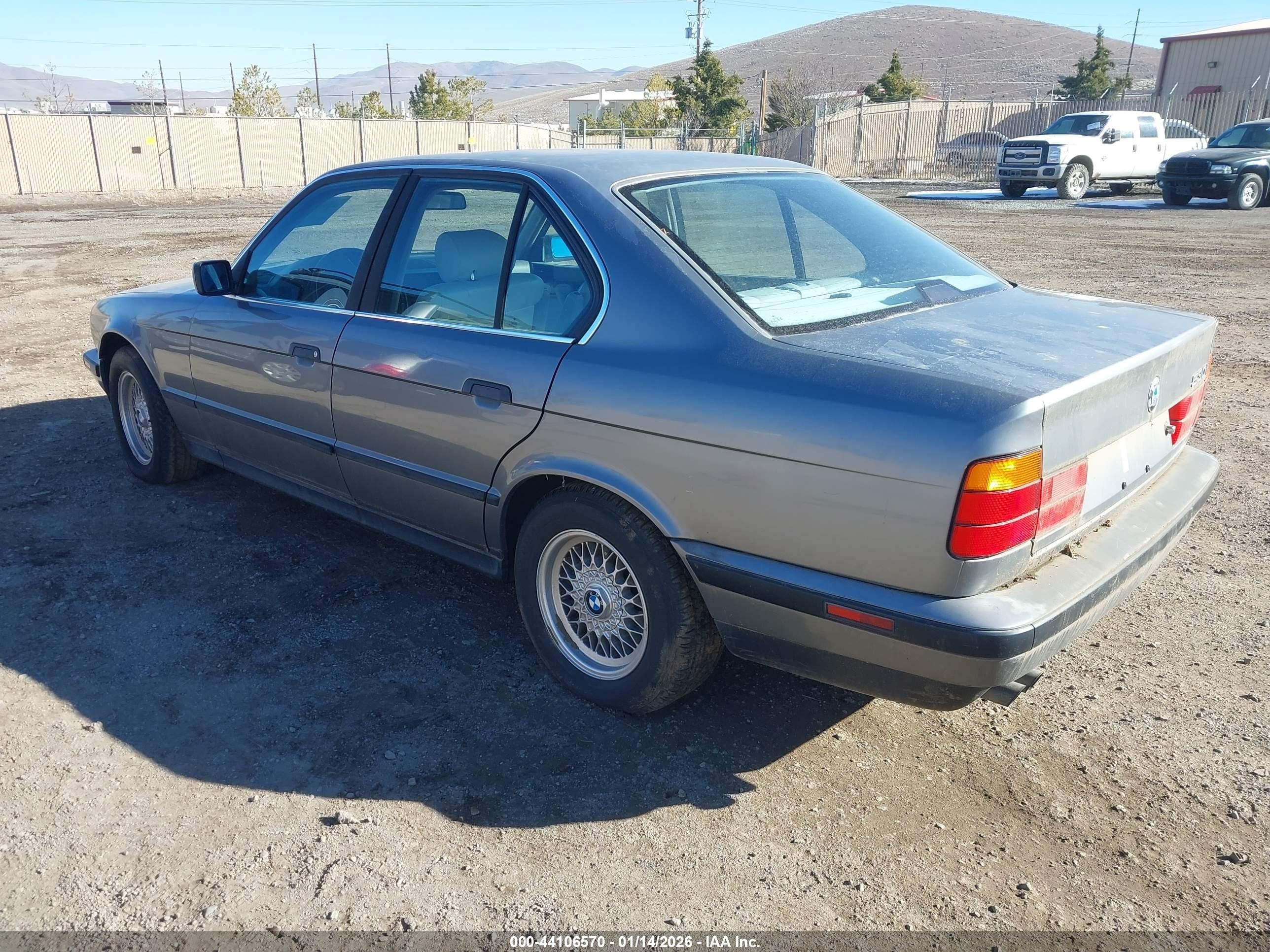 1994 Bmw 530 I Automatic Gray vin: WBAHE2329RGE88933