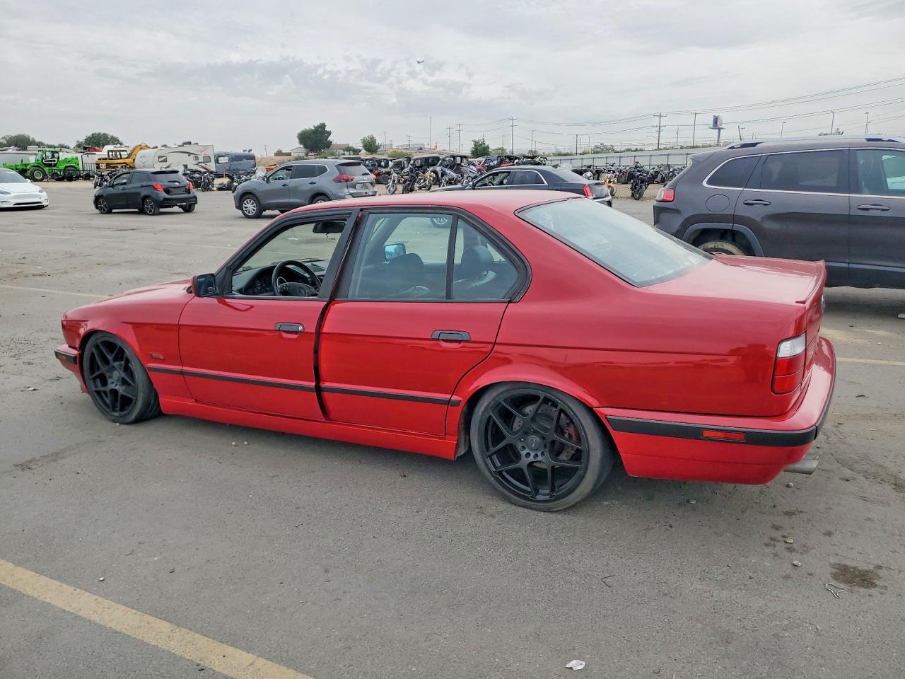 1995 Bmw 540 I Red vin: WBAHE5323SGA65157